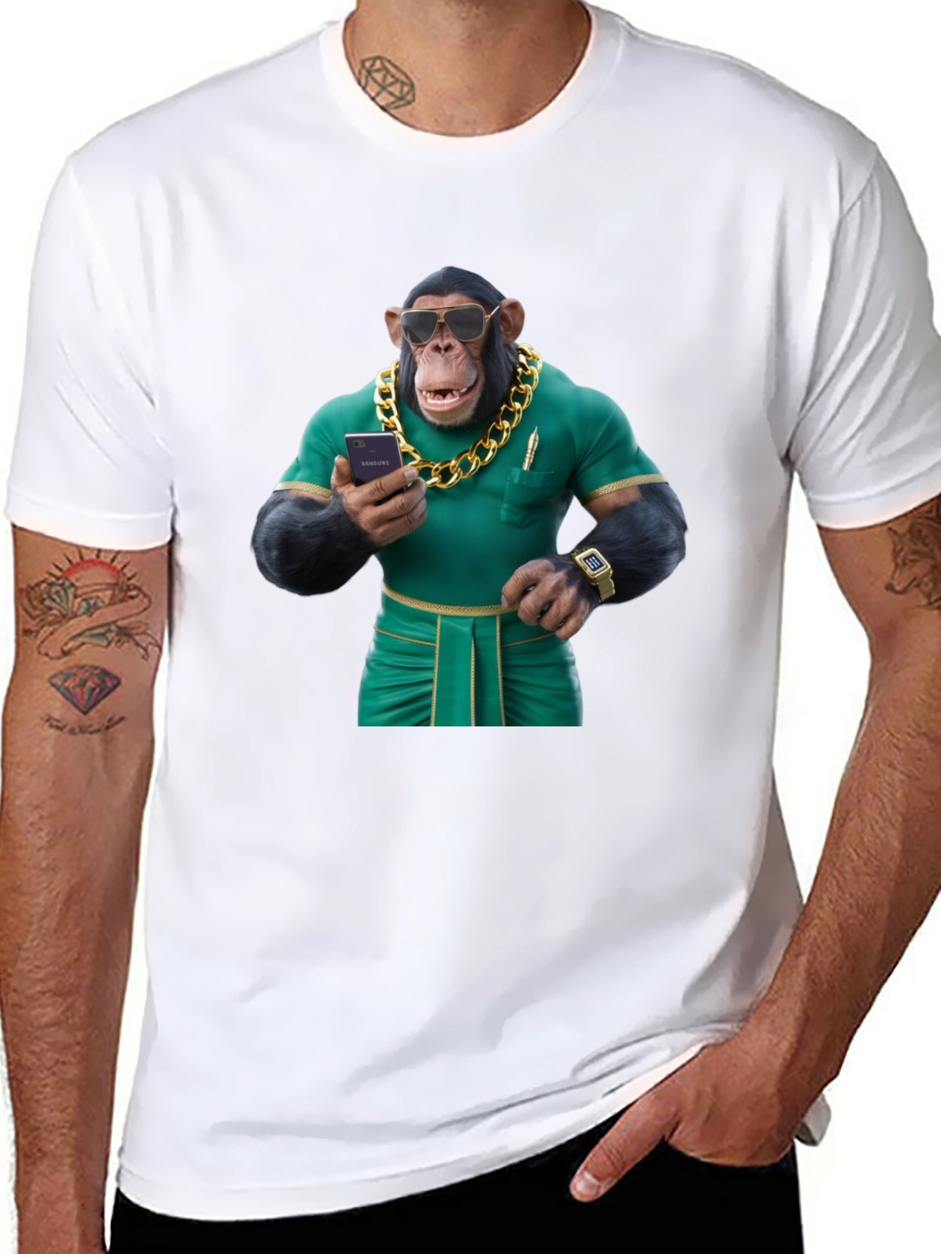 Black Monkey Business T-Shirt view 8