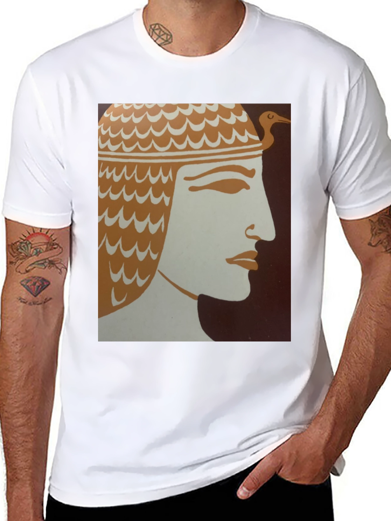 Black Egyptian Pharaoh Graphic T-Shirt view 8