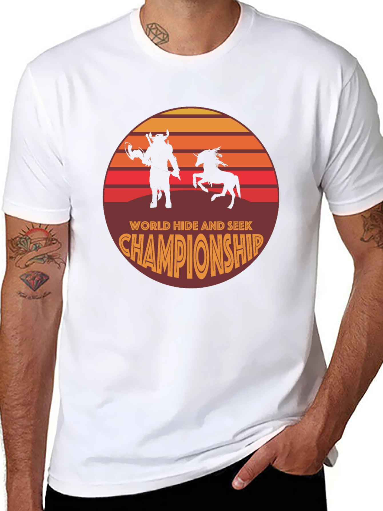 Black World Hide and Seek Championship Graphic Tee view 8