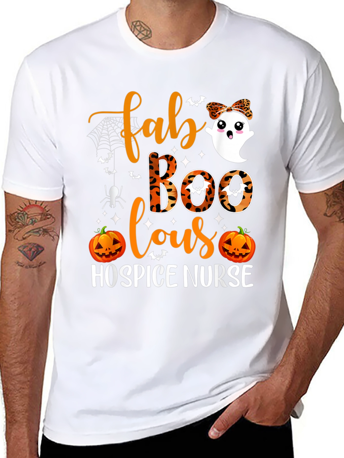 Fab-Boo-lous Hospice Nurse Halloween T-Shirt - 8