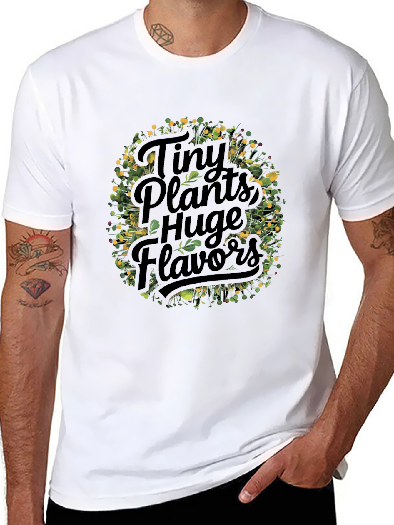 Tiny Plants, Huge Flavors Graphic Tee - 8