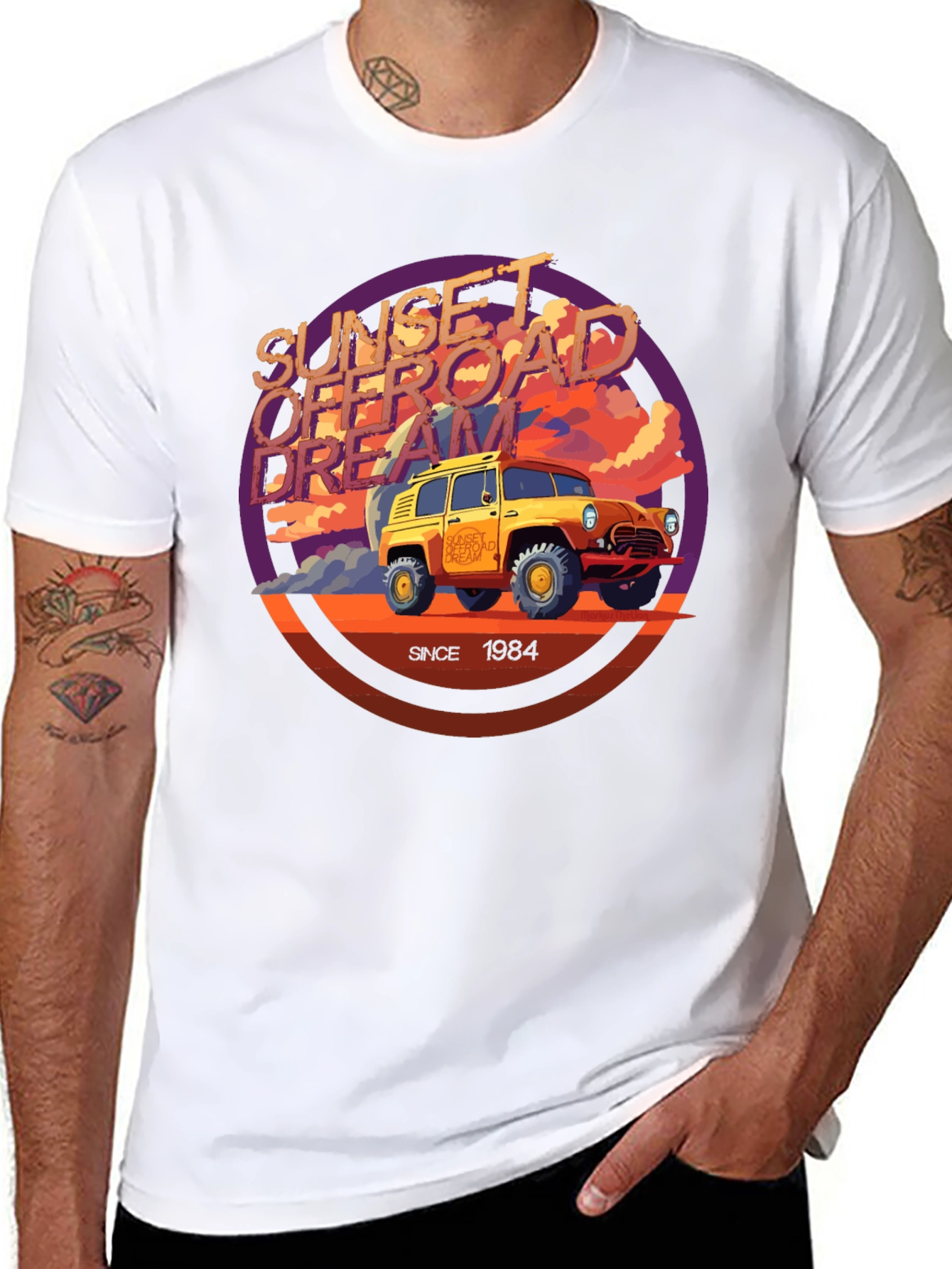 Black Sunset Offroad Dream Tee - Since 1984 view 8