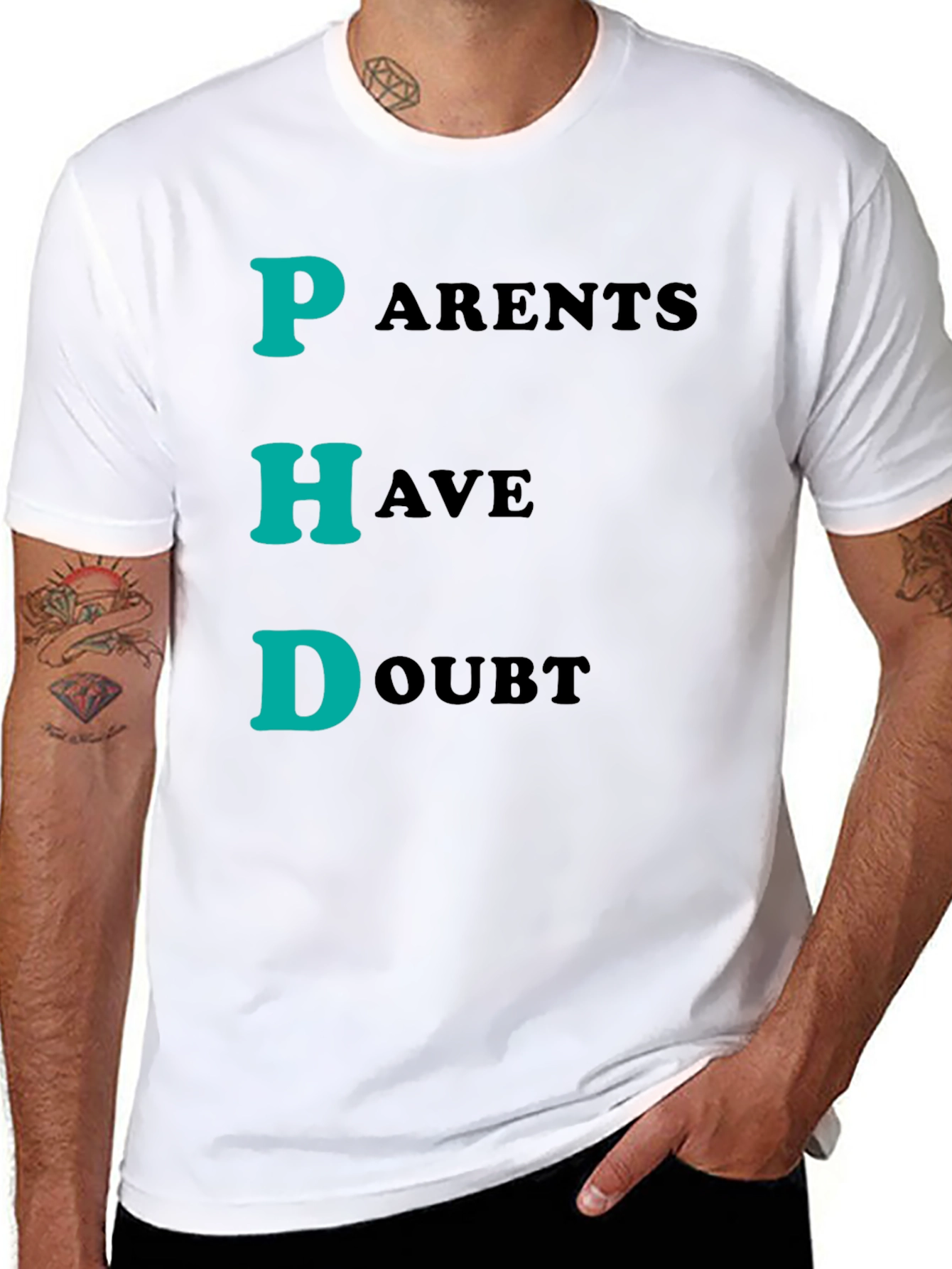 Black Parents Have Doubt T-Shirt view 8
