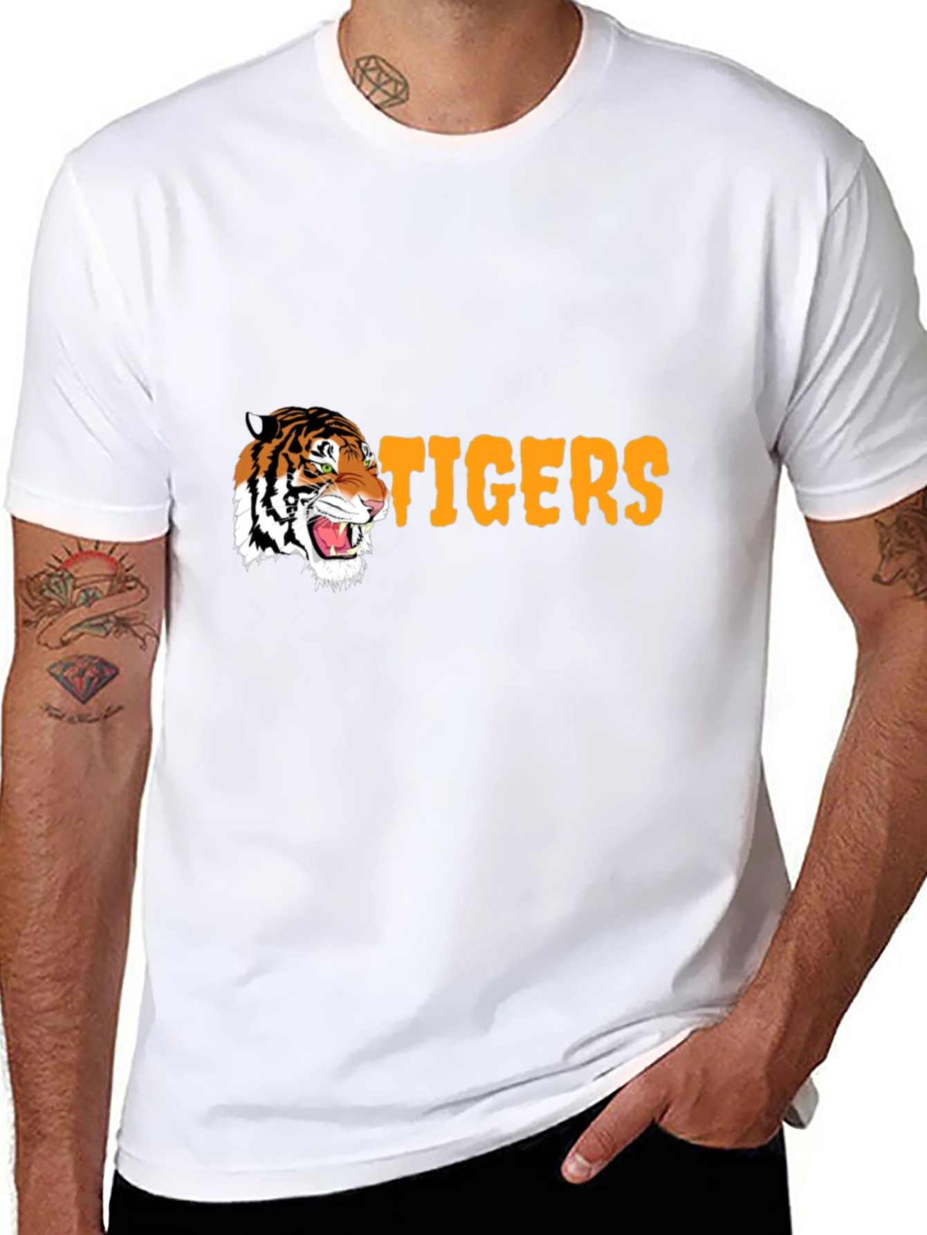 Black Tigers Graphic T-Shirt - Cool & Casual Style view 8