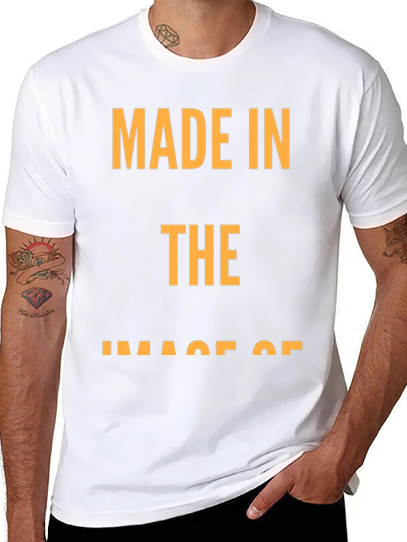 Black Made in the Image Graphic Tee view 8