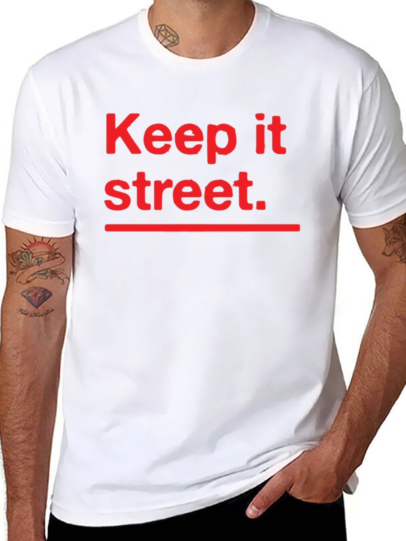 Black Keep It Street Black T-Shirt view 8