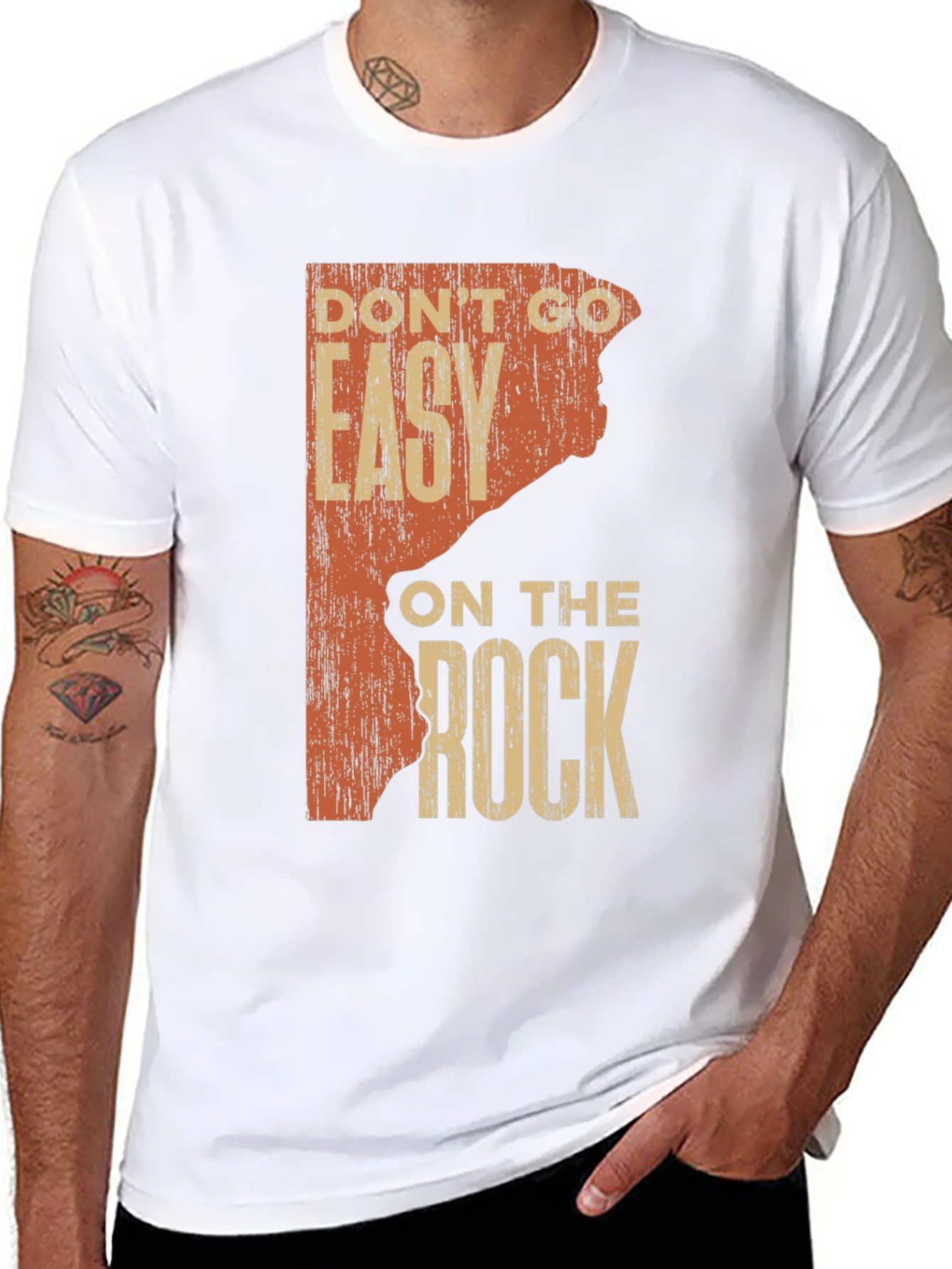 Black Rock Climbing T-Shirt: Don't Go Easy on the Rock view 8