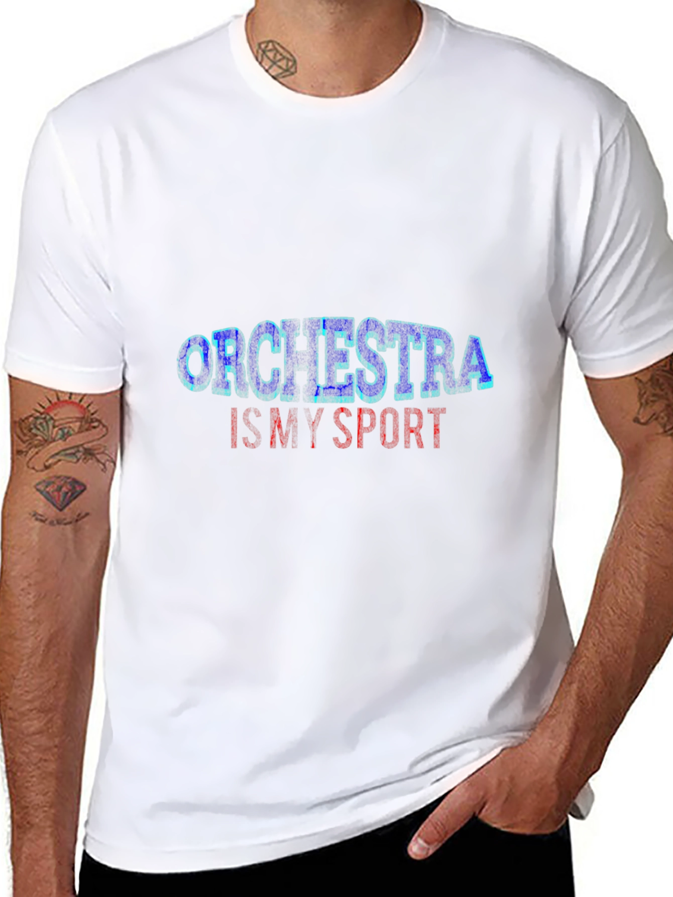 Black Orchestra Is My Sport Graphic Tee view 8