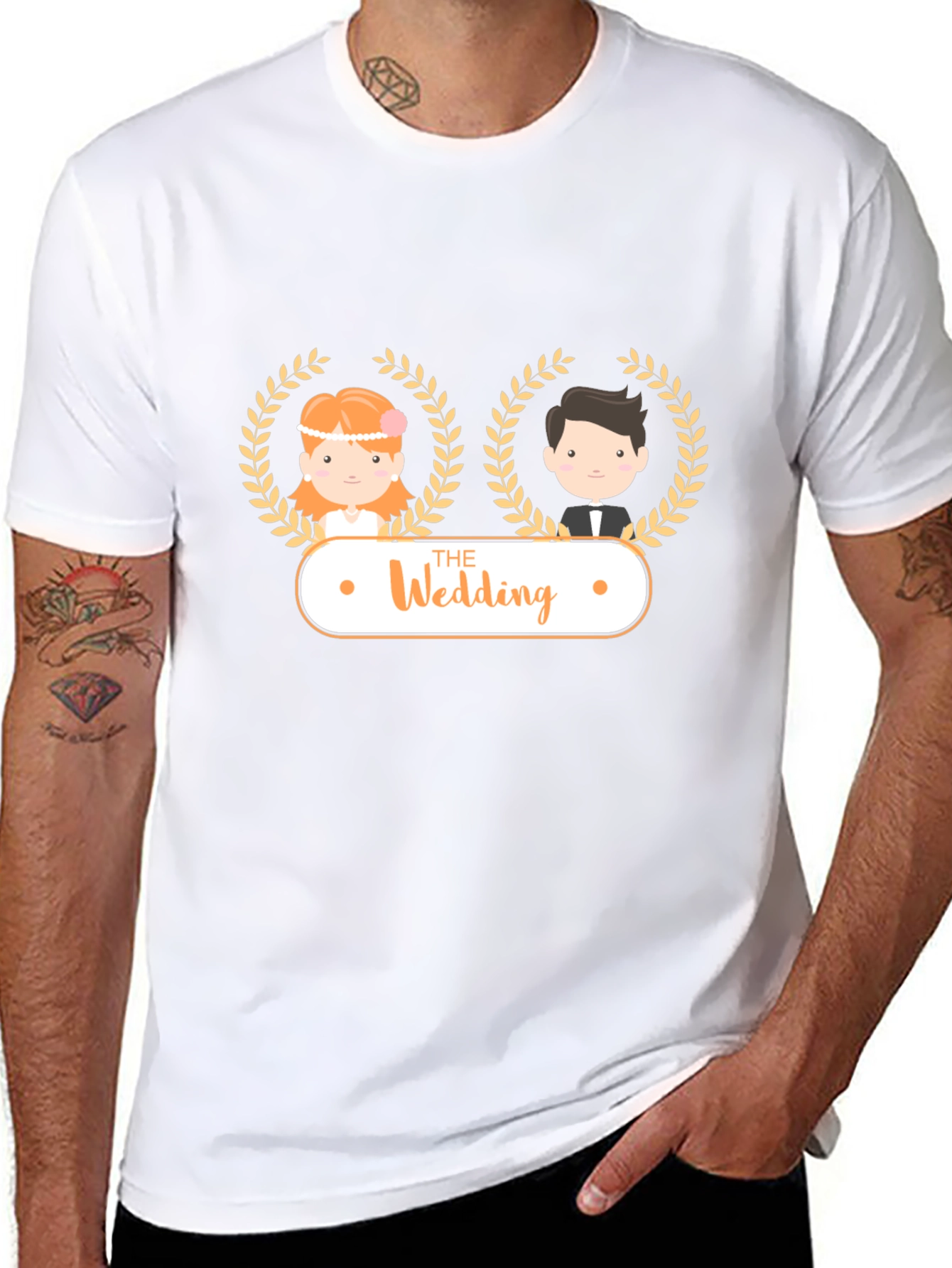 Wedding T-Shirt - Bride & Groom - 8