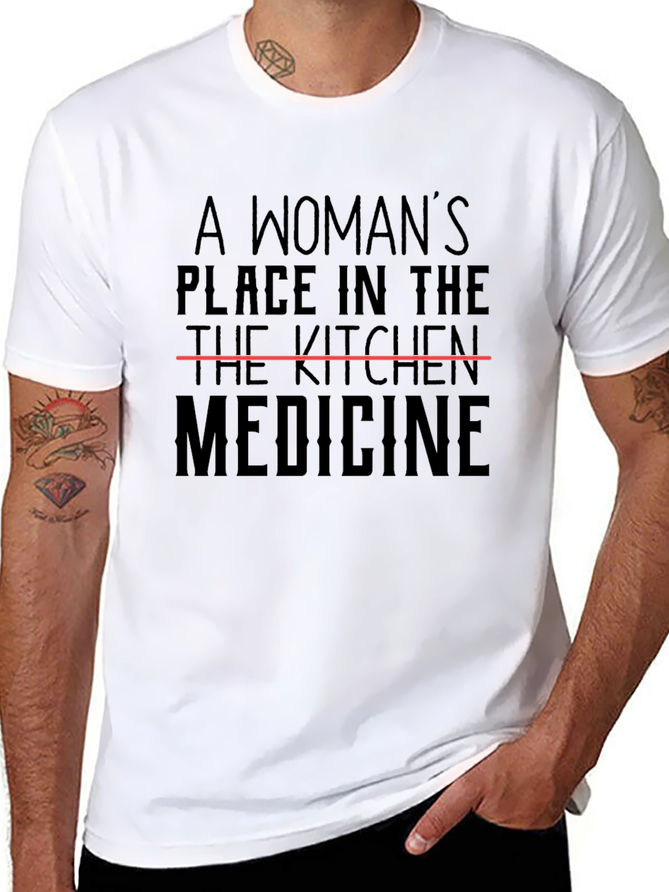 Black Feminist Medicine T-Shirt view 8