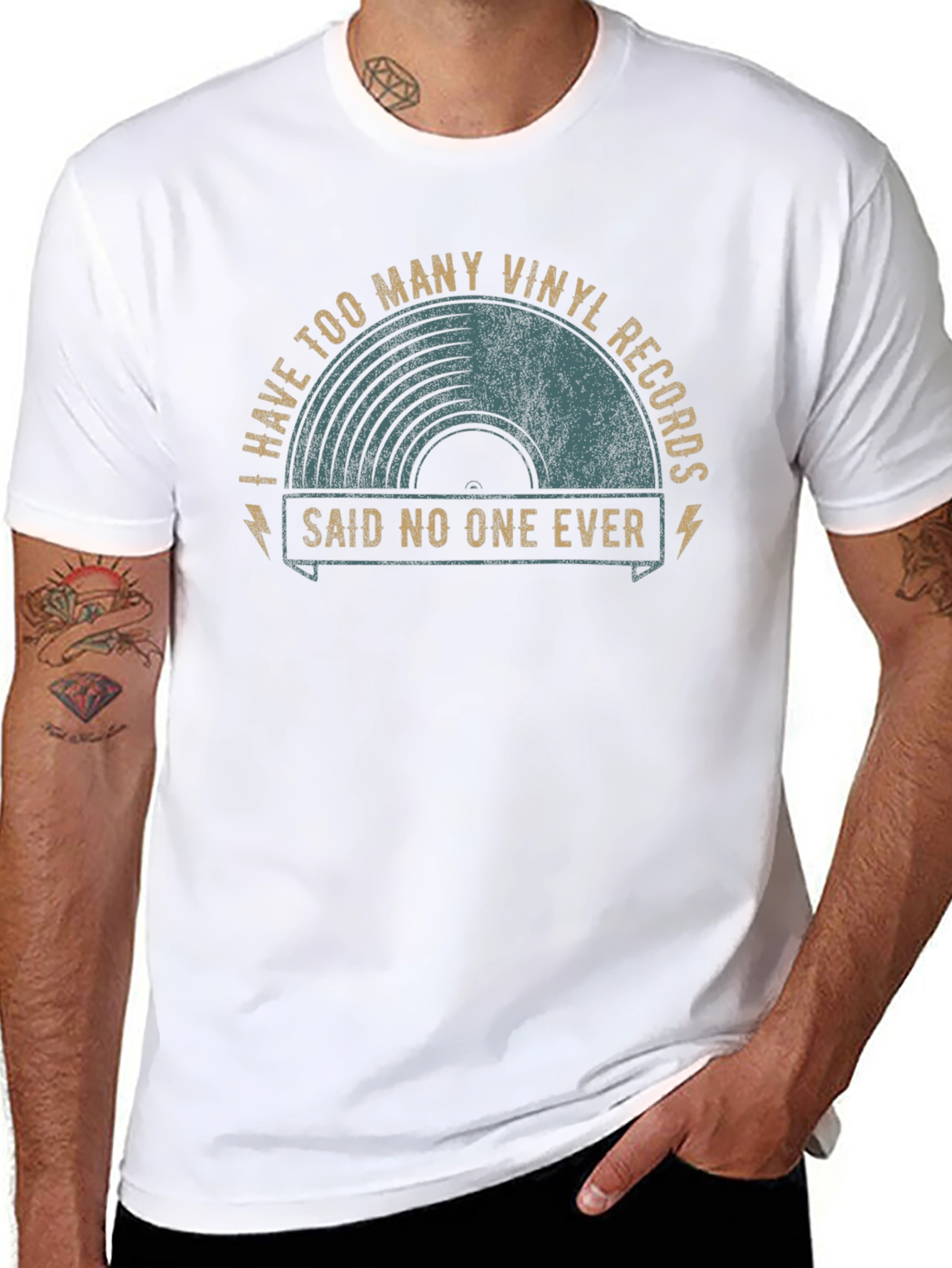 Black Vinyl Records T-Shirt: Said No One Ever! view 8