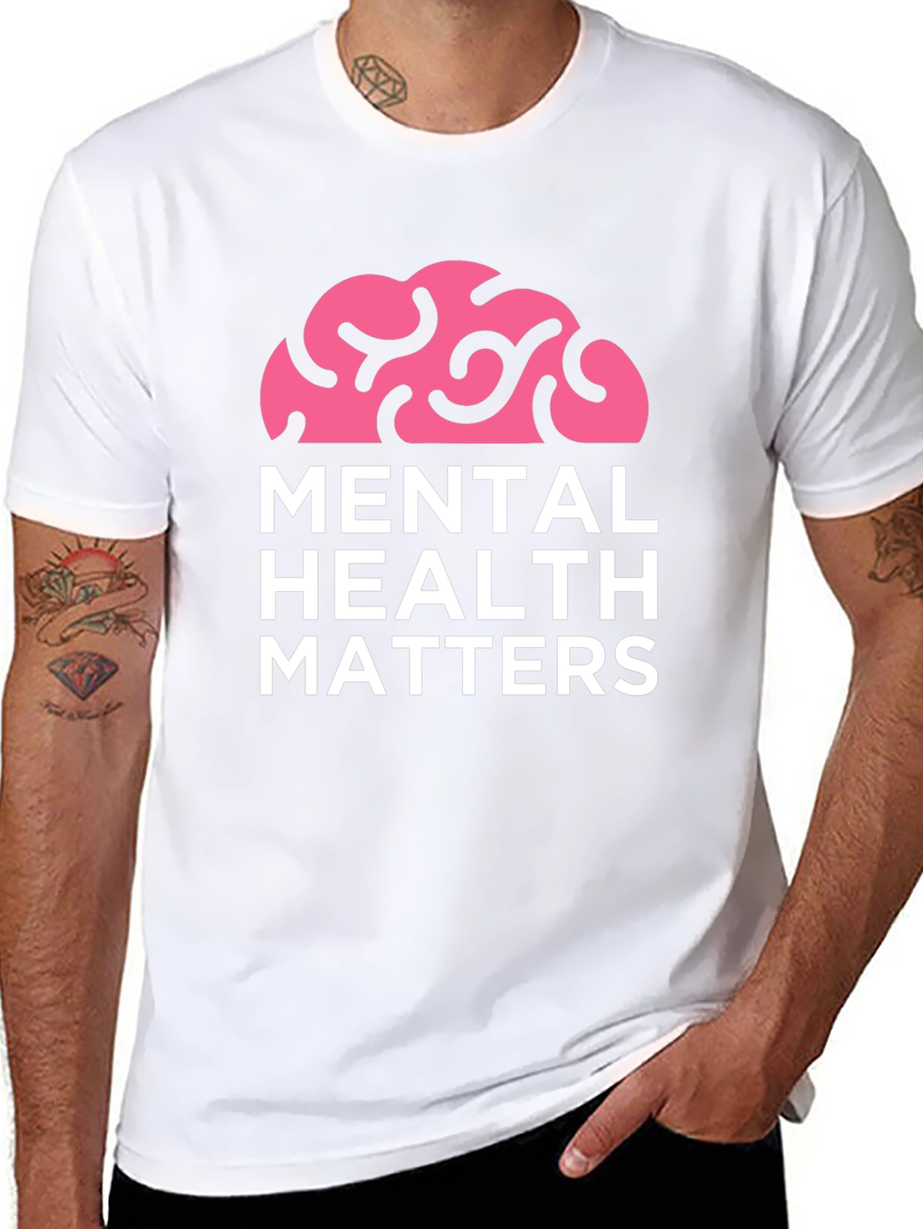 Black Mental Health Matters T-Shirt view 8