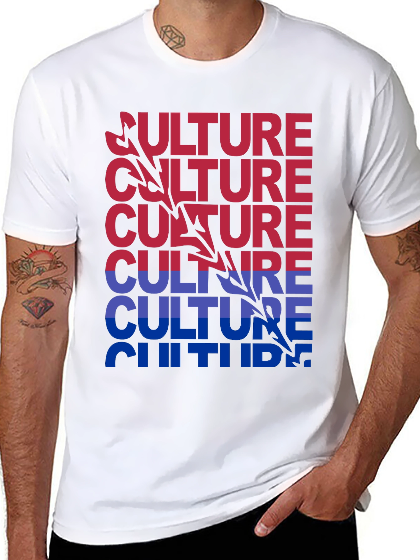 Culture Graphic Print T-Shirt - 8