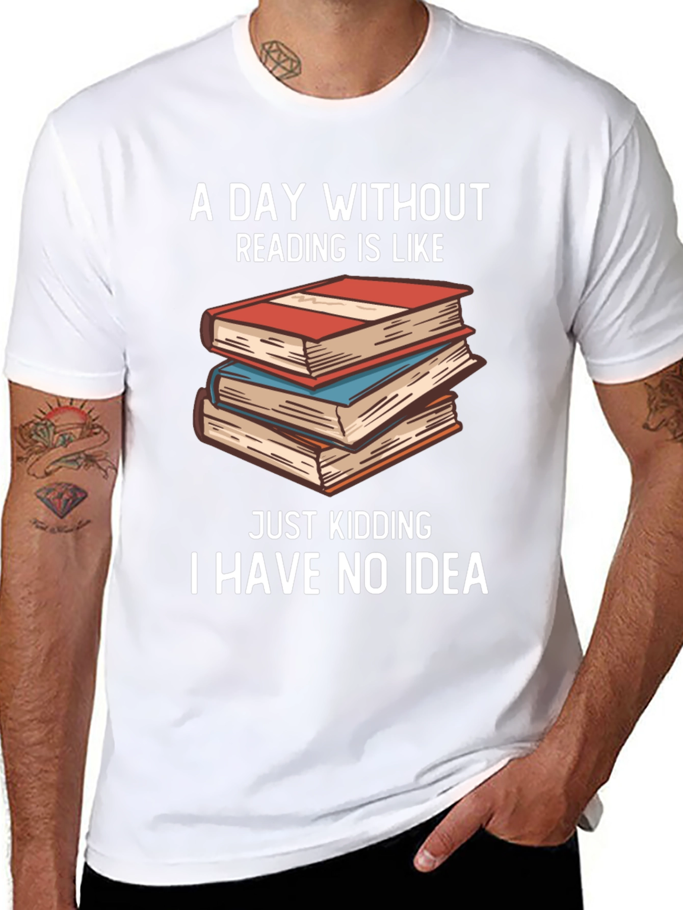 Black Funny Reading T-Shirt for Book Lovers view 8