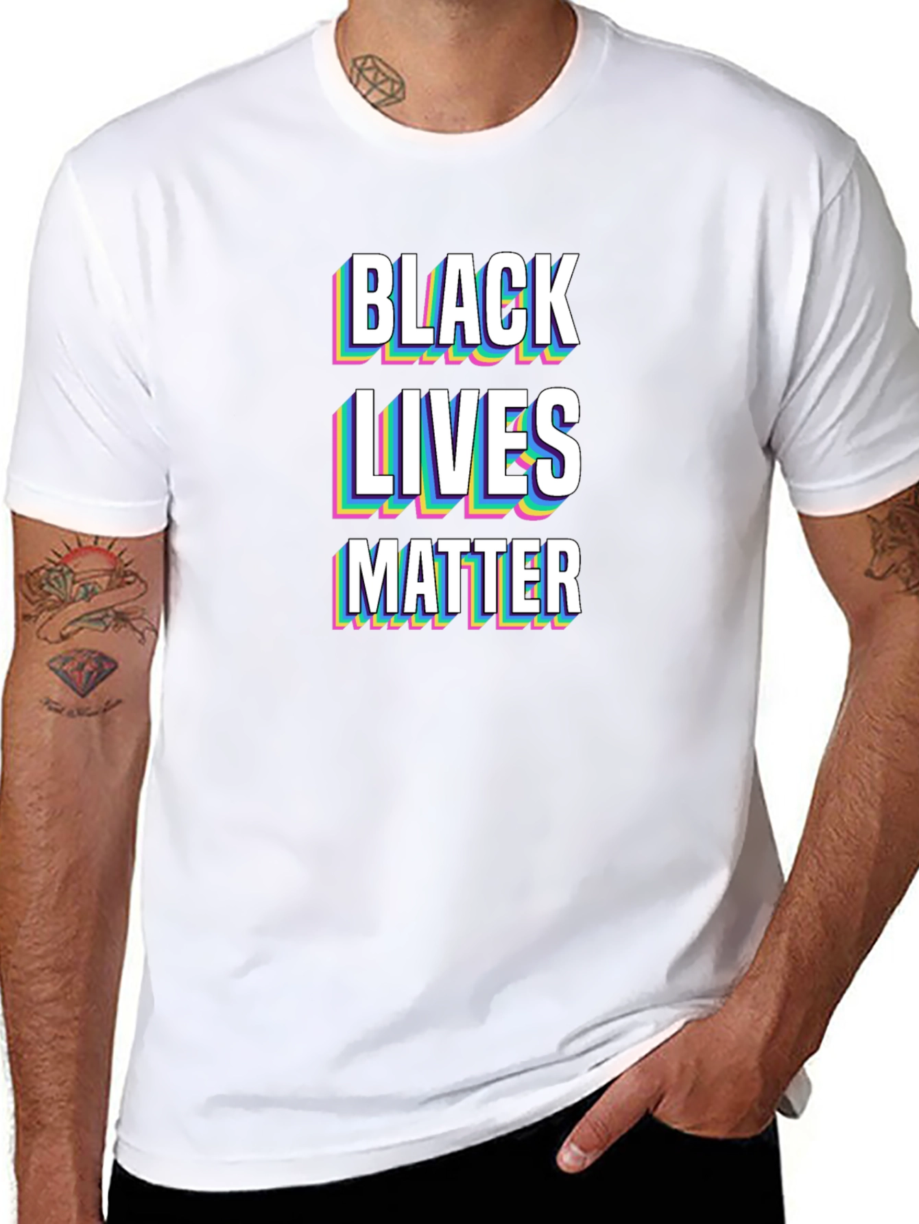 Black Black Lives Matter Graphic T-Shirt view 8