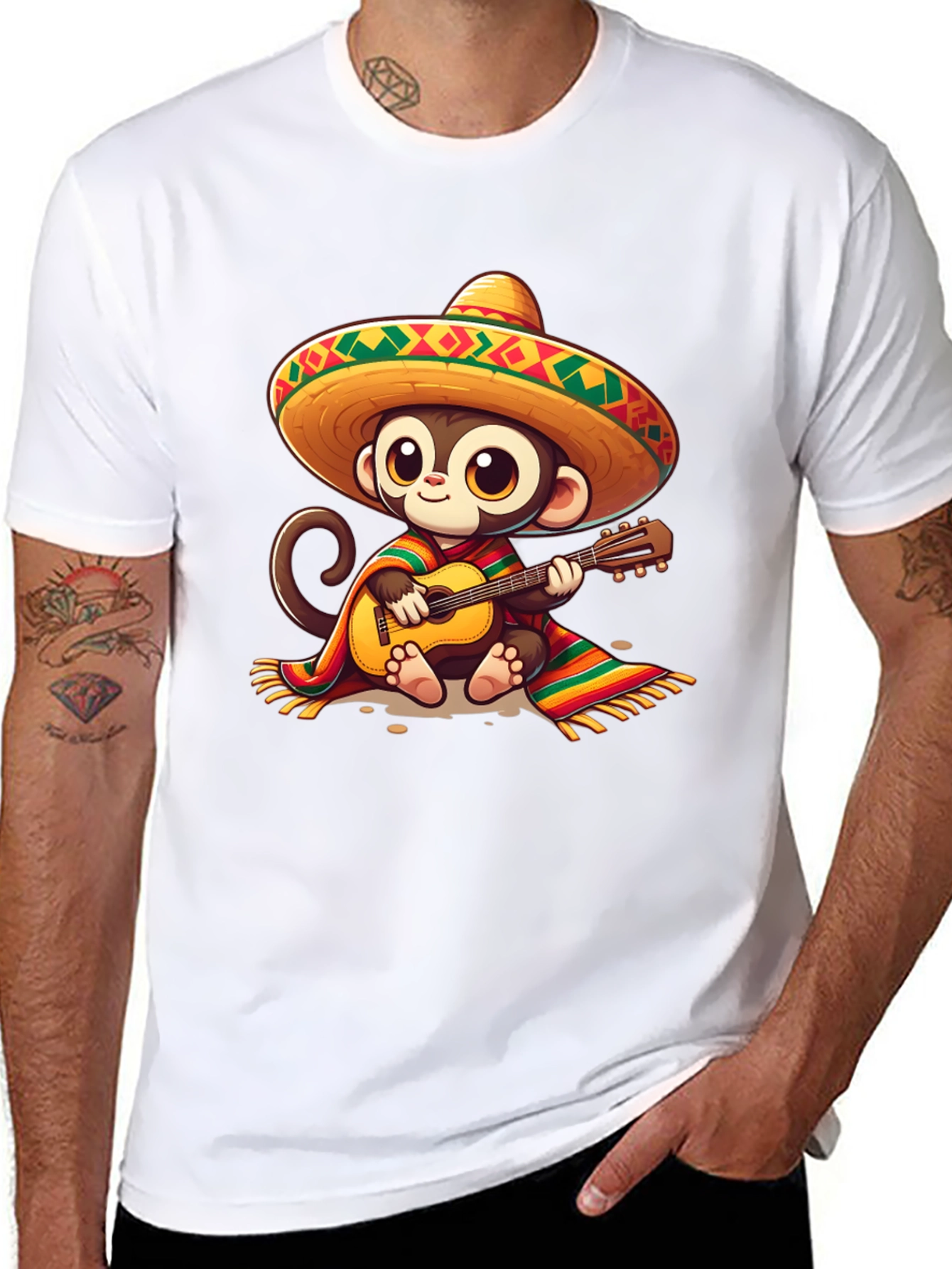 Black Monkey Mariachi T-Shirt view 8