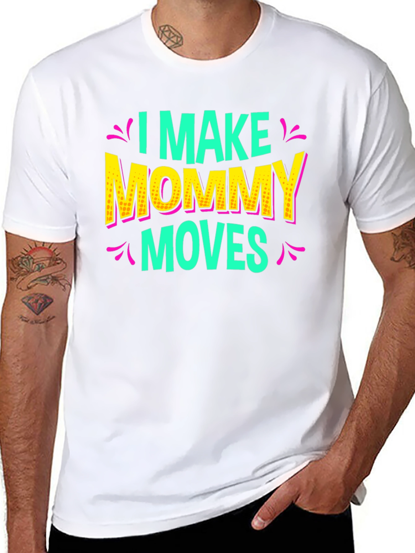 Black I Make Mommy Moves Graphic Tee view 8