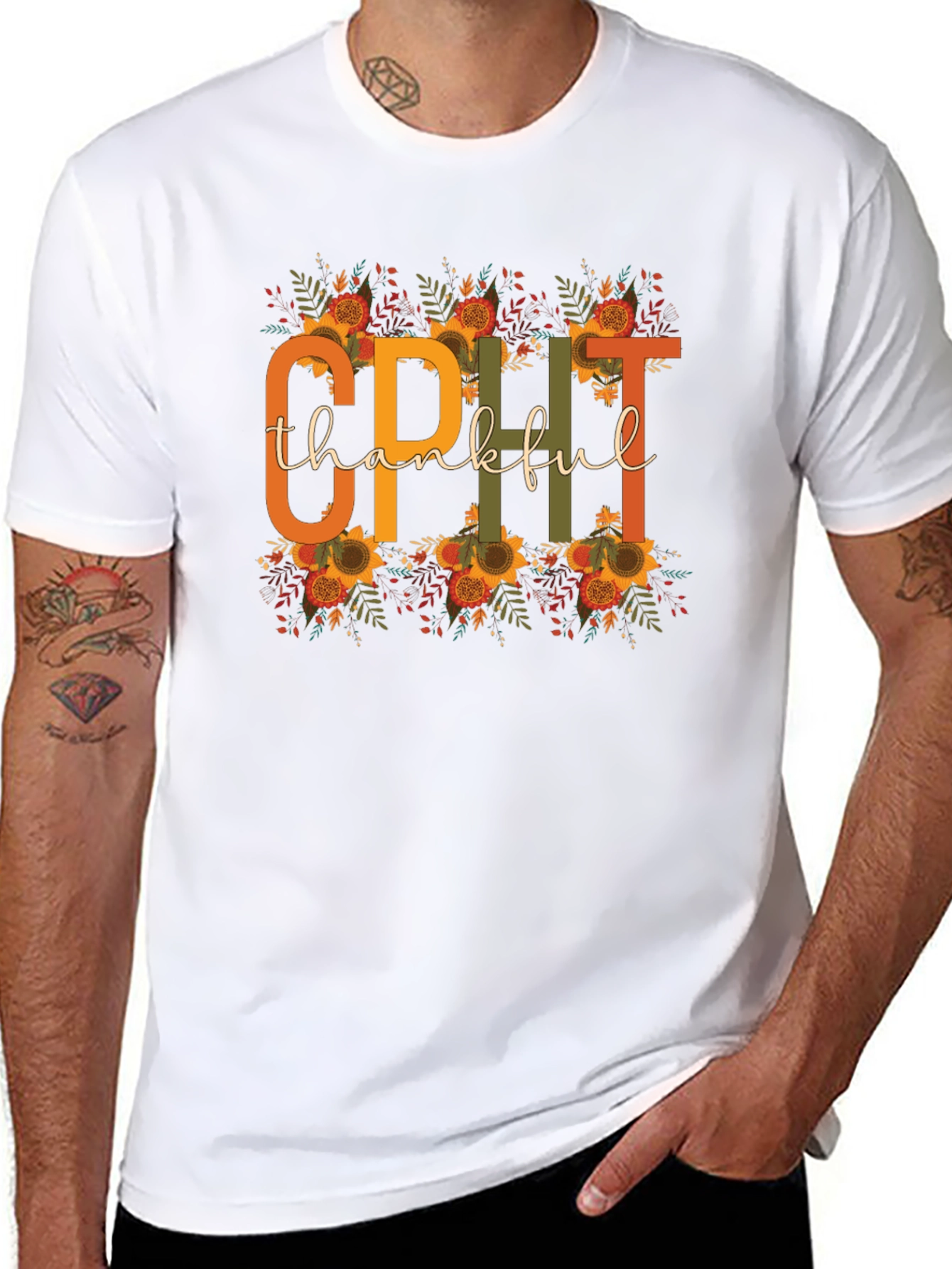 Black CPHT Thankful Graphic Tee view 8