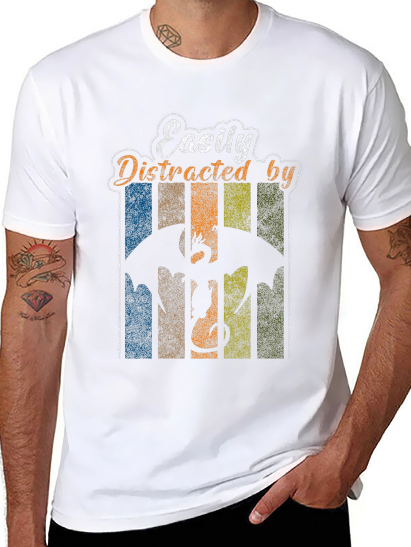 Easily Distracted by Dragons T-Shirt - 8