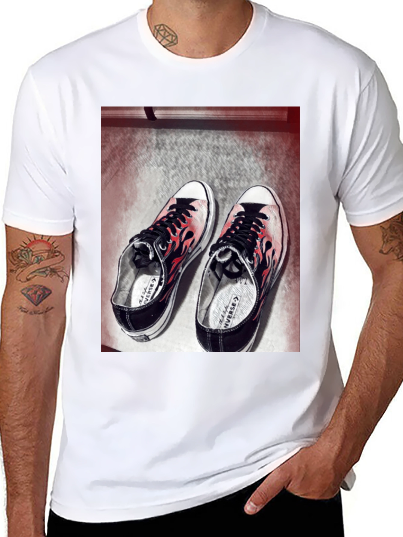 Sneaker Graphic T-Shirt - 8