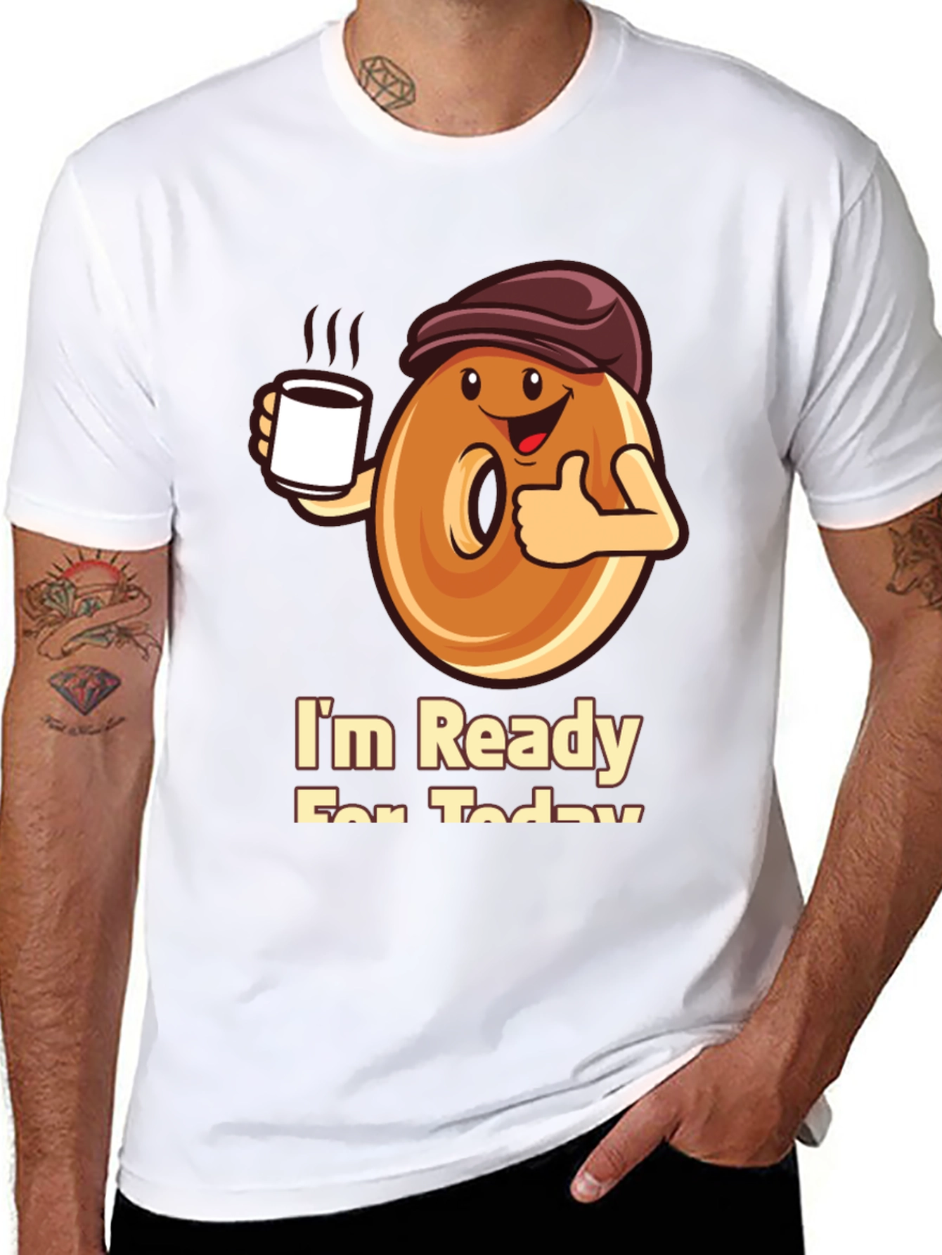 Black I'm Ready For Today T-Shirt view 8