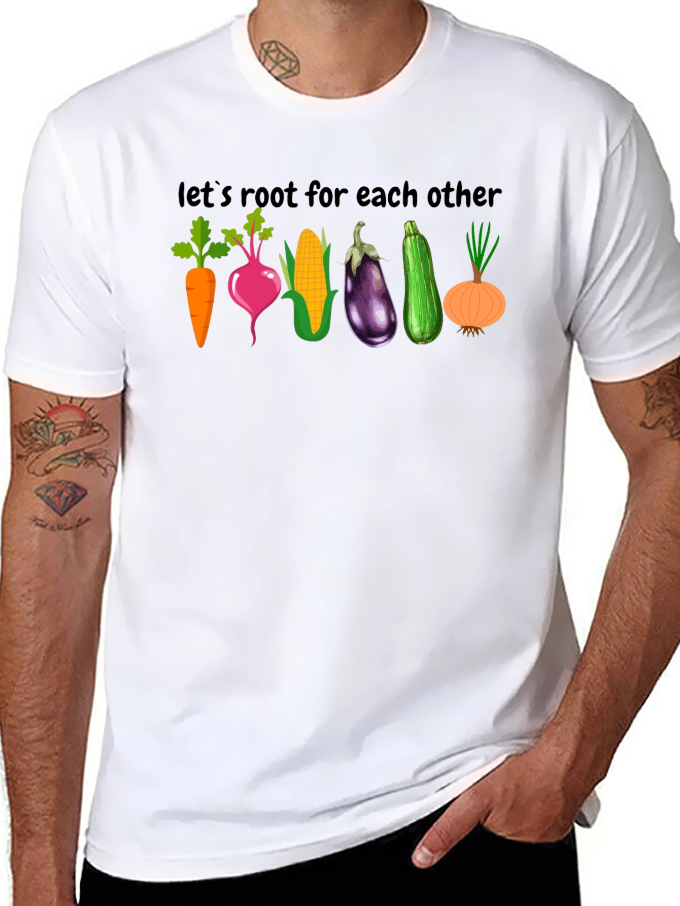 Black Root for Each Other Graphic Tee view 8