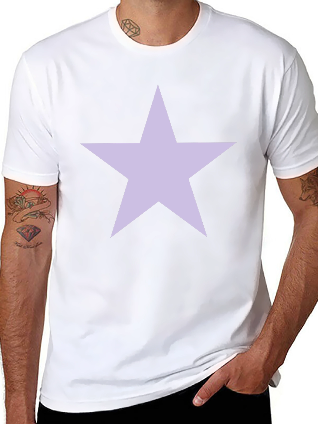 Black Star Graphic Black T-Shirt view 8