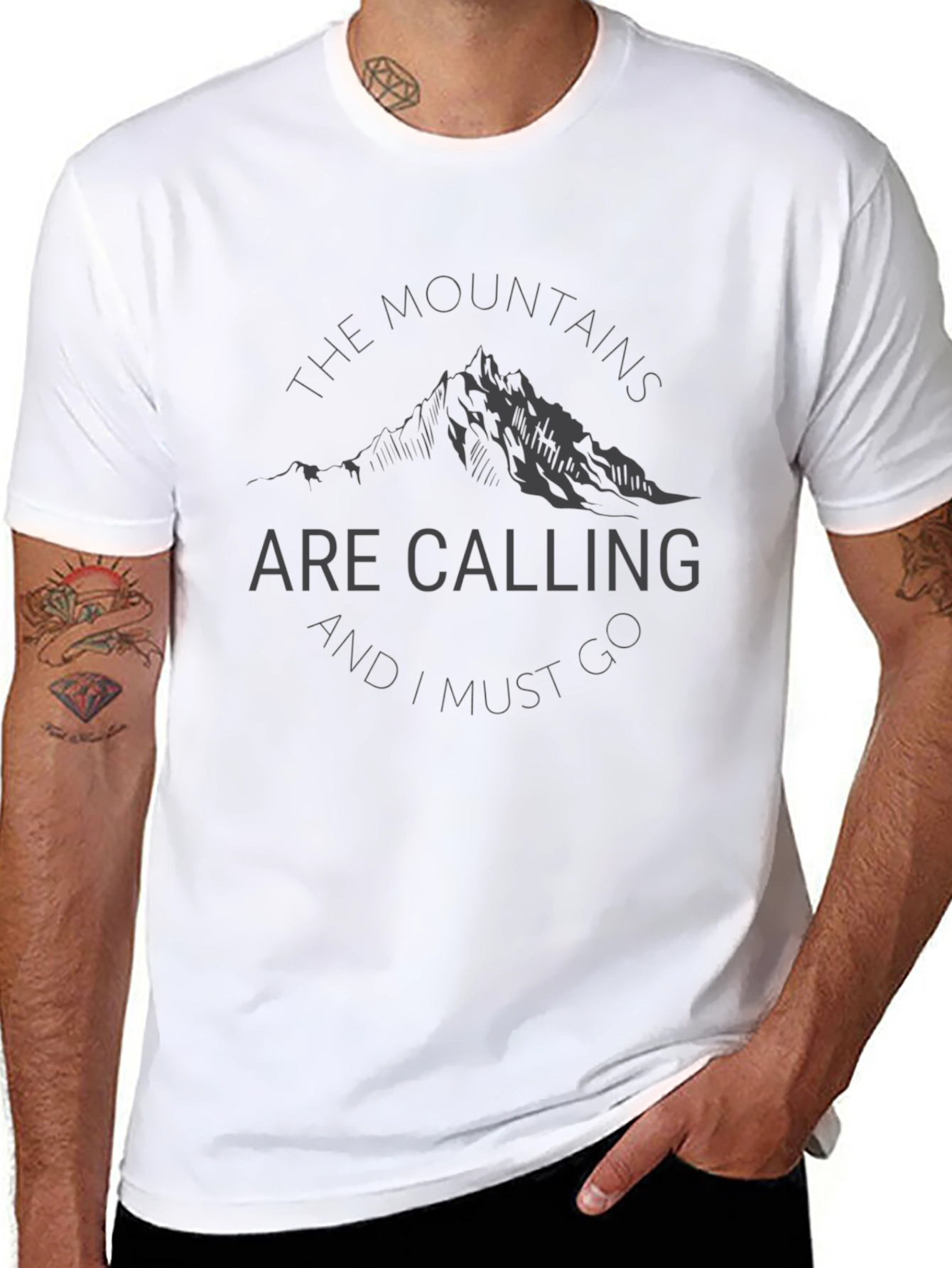 Black Mountains are Calling Graphic T-Shirt view 8