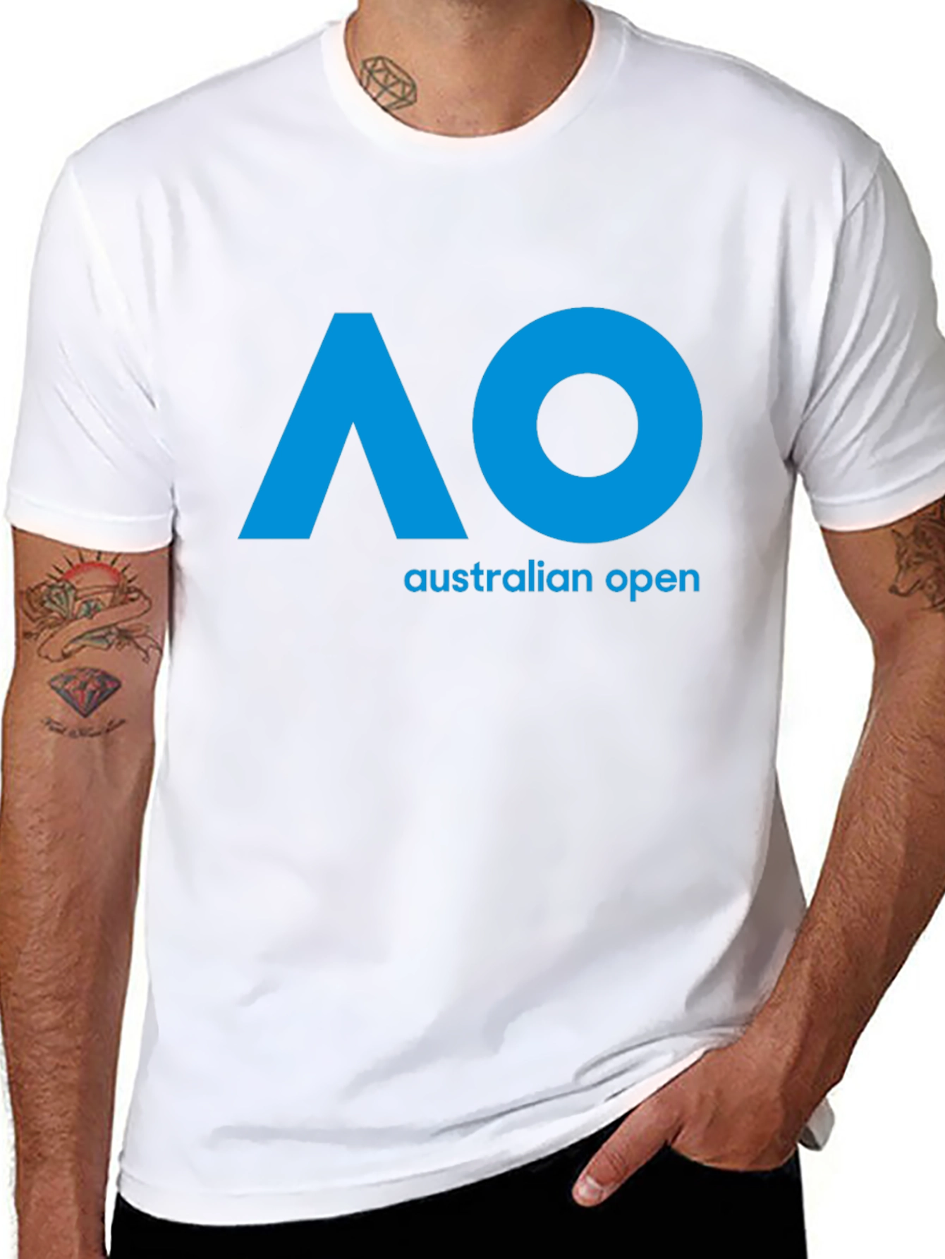 Black Australian Open AO Black T-Shirt view 8
