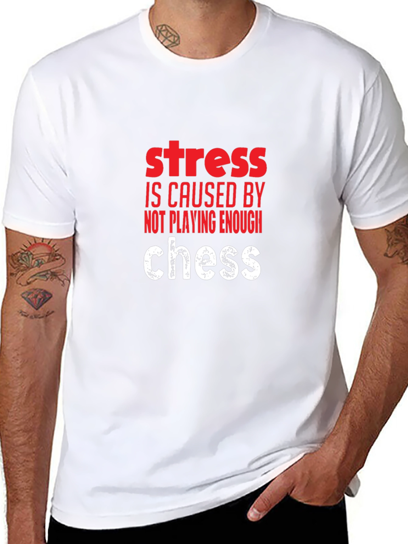Chess Lover T-Shirt: Stress Relief Tee - 8