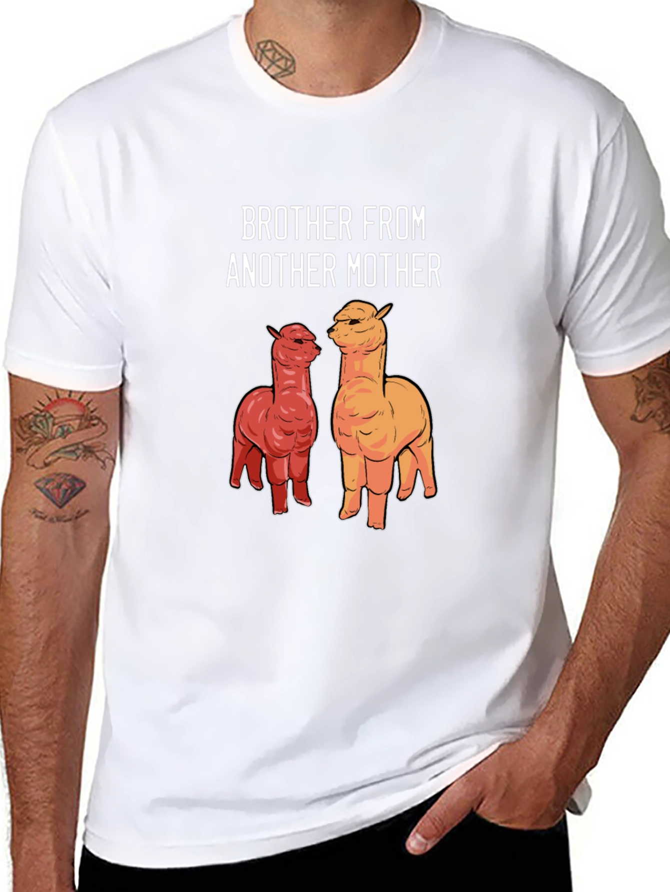 Black Brother From Another Mother T-Shirt Alpaca Tee view 8