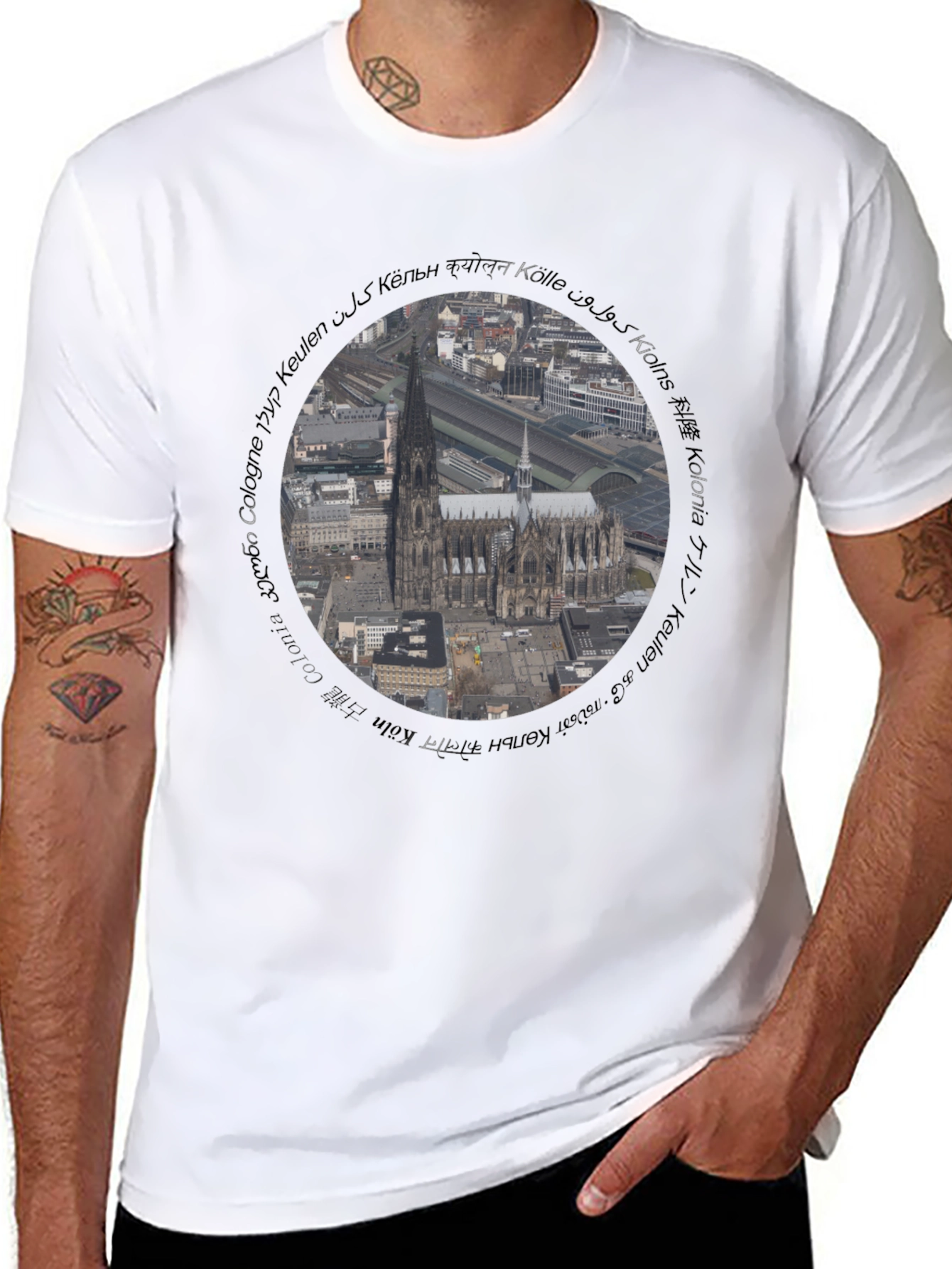 Cologne Cathedral Graphic T-Shirt - 8