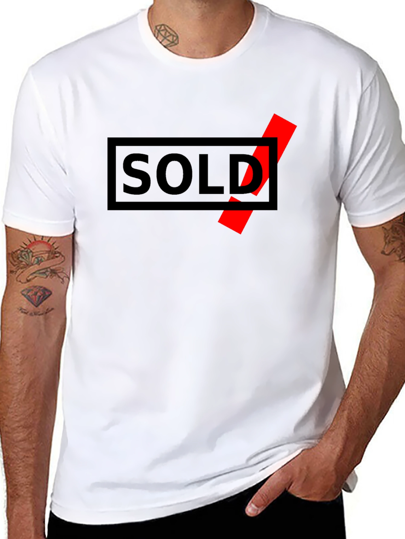 Black Sold Graphic T-Shirt - Limited Edition view 8