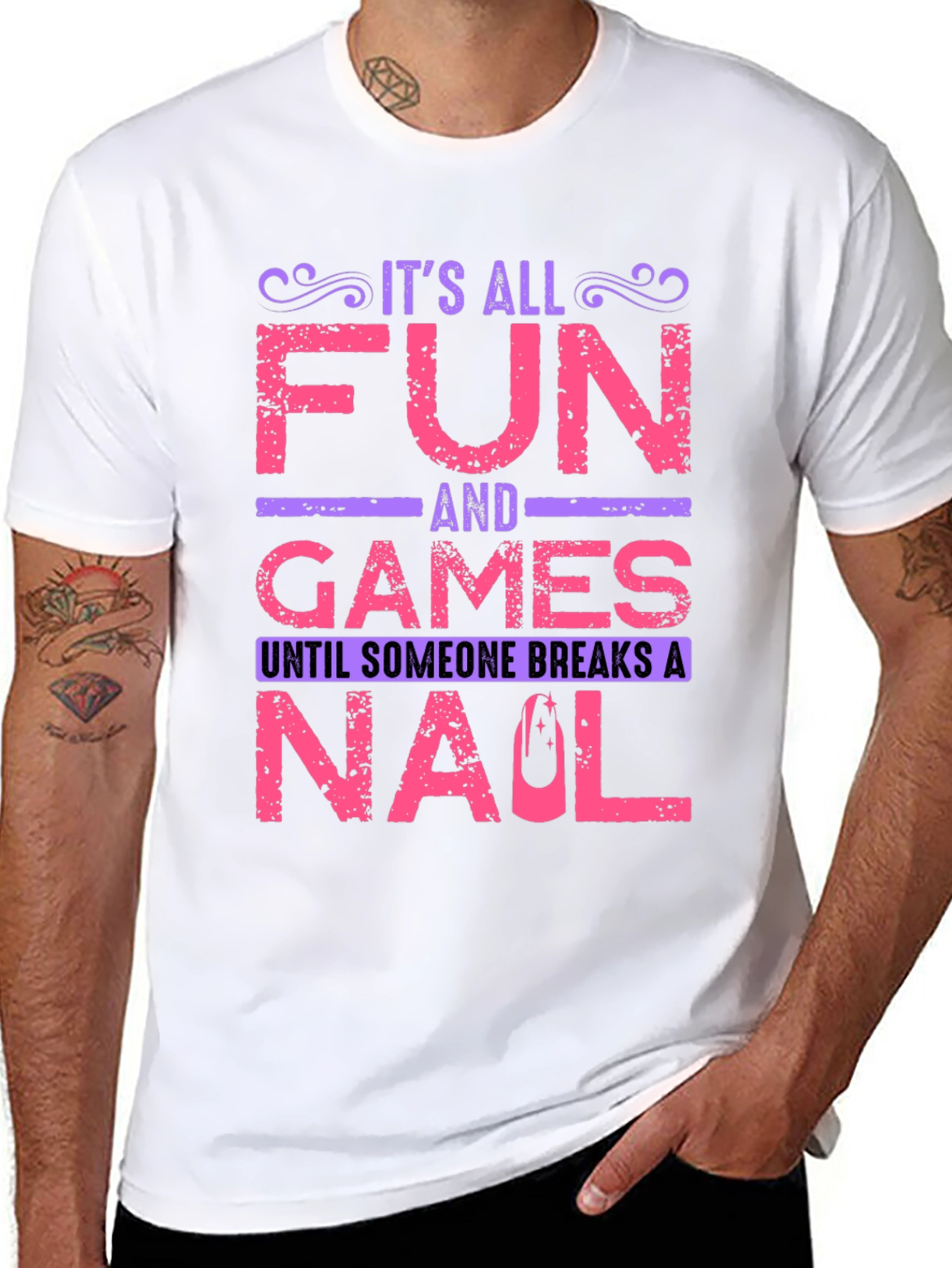 Black Fun and Games T-Shirt view 8