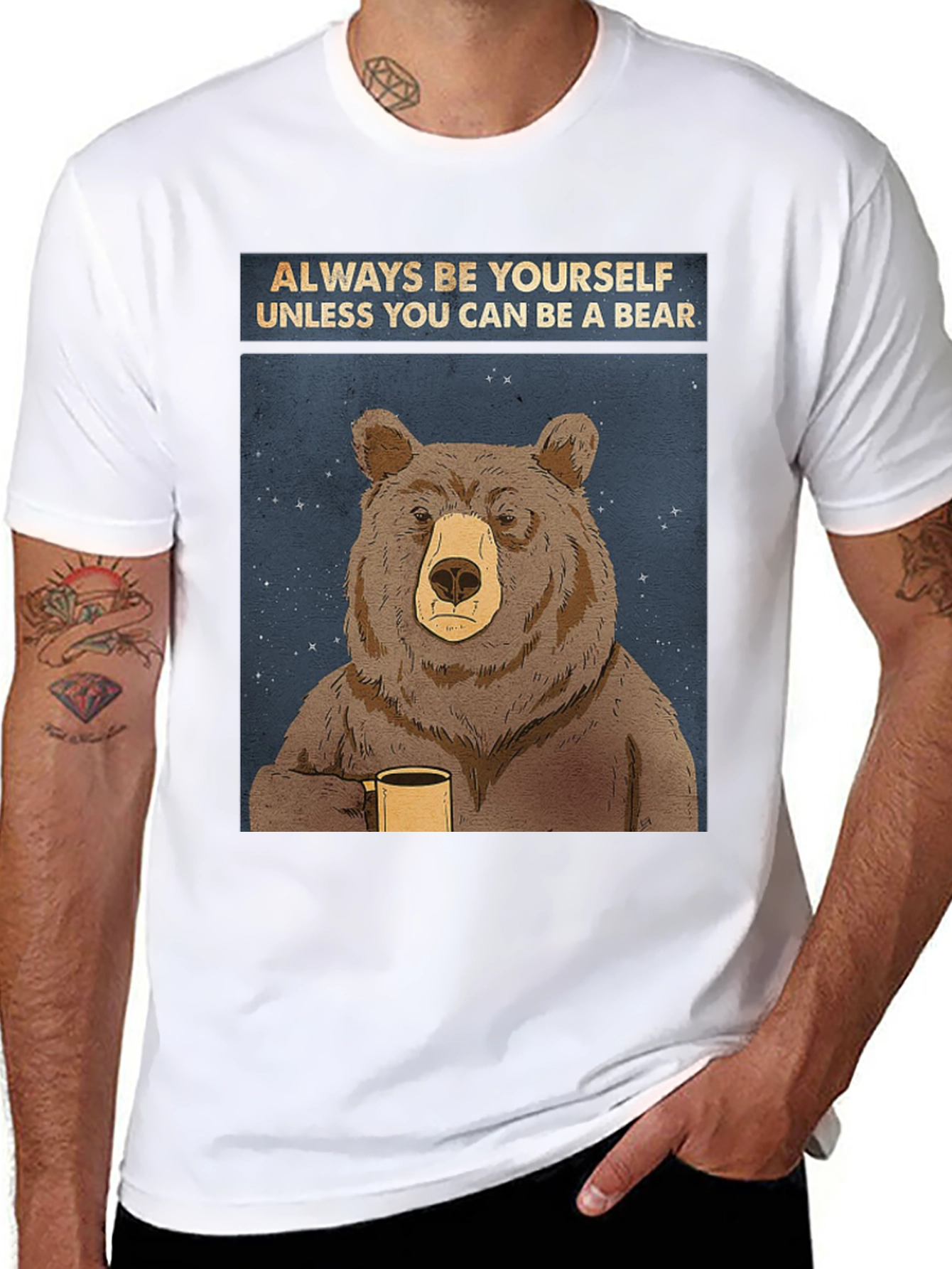 Black Always Be Yourself Unless You Can Be A Bear T-Shirt view 8