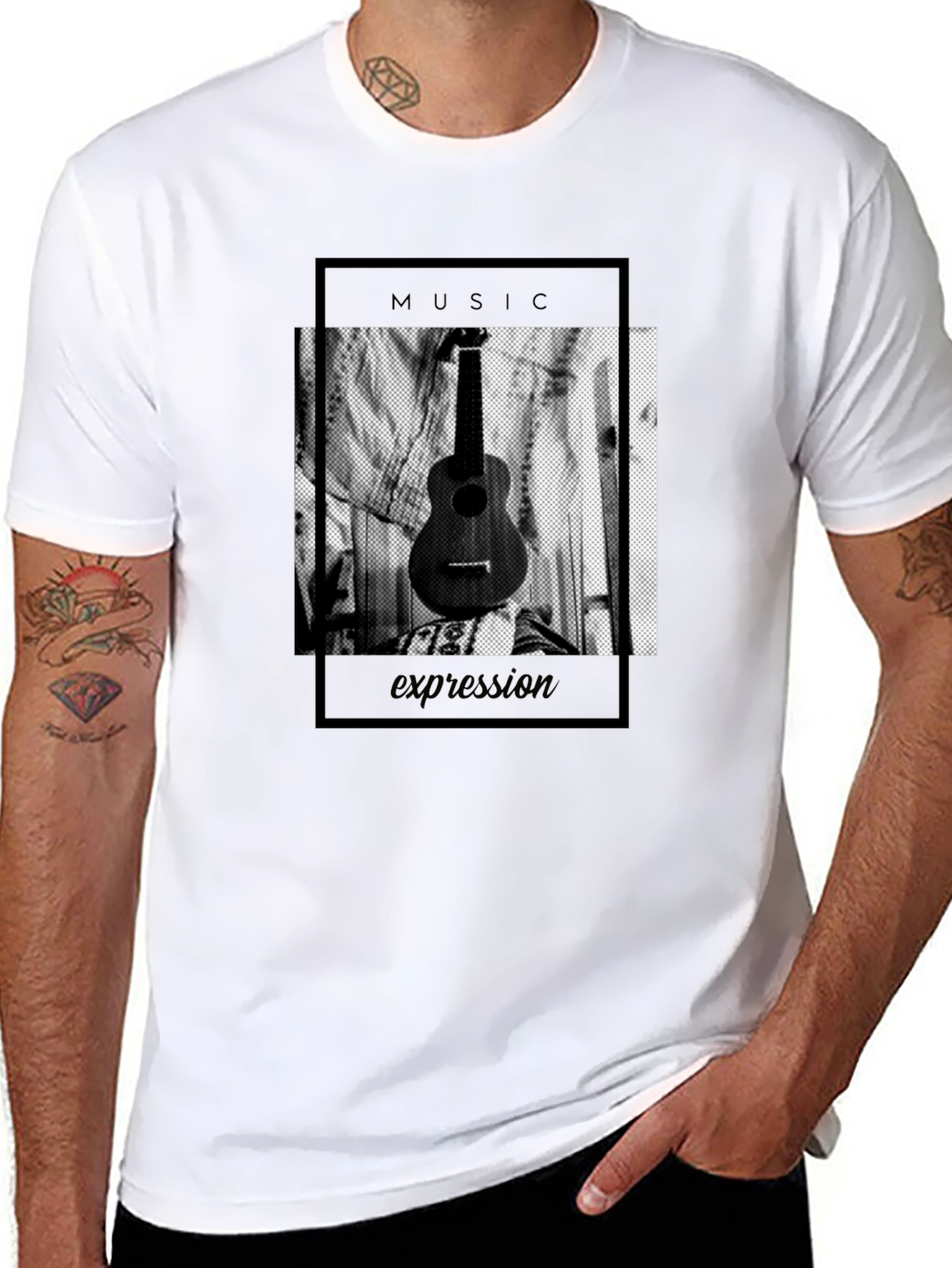 Black Music Expression Graphic Tee view 8