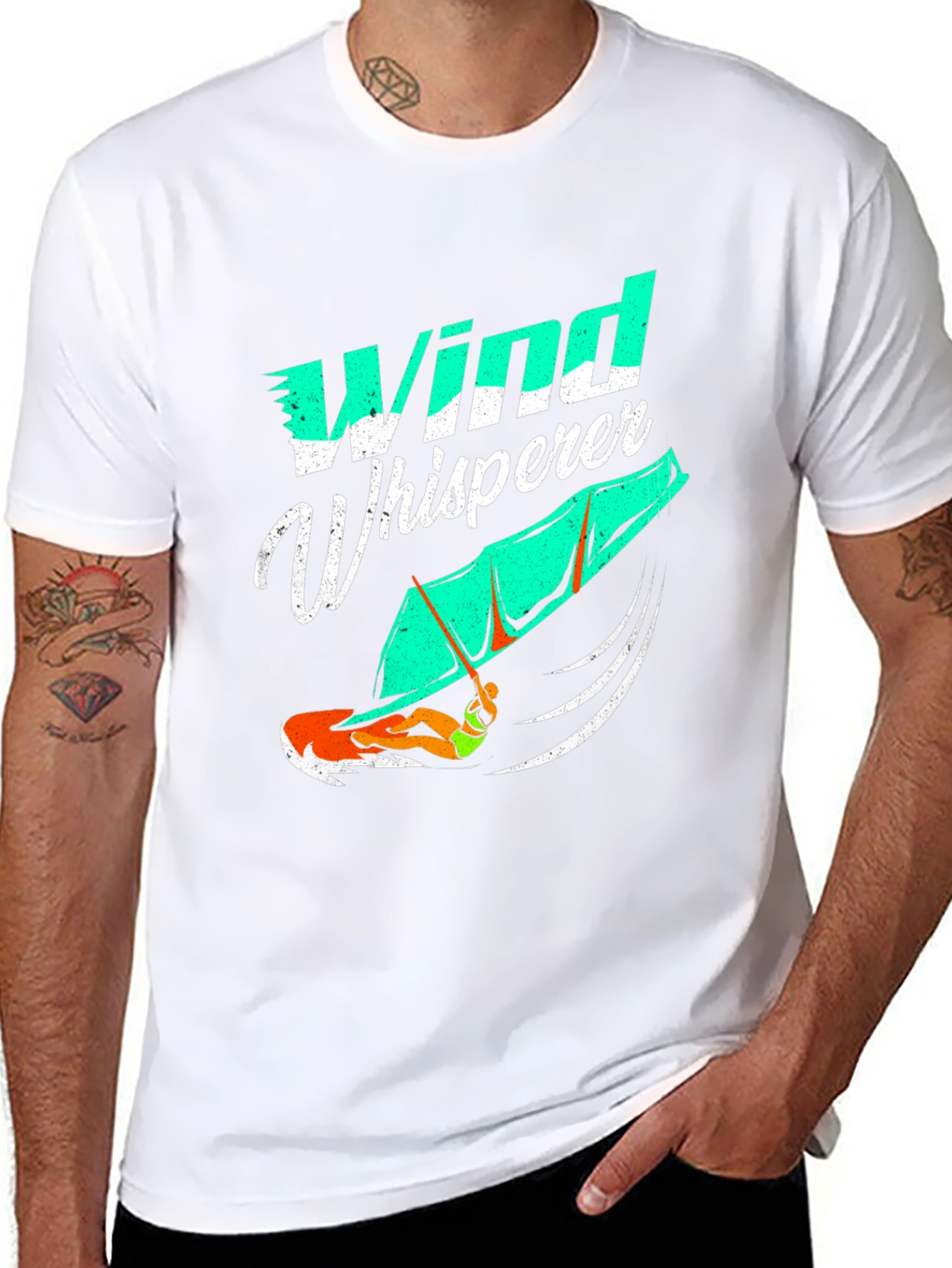Black Wind Whisperer Graphic Tee view 8