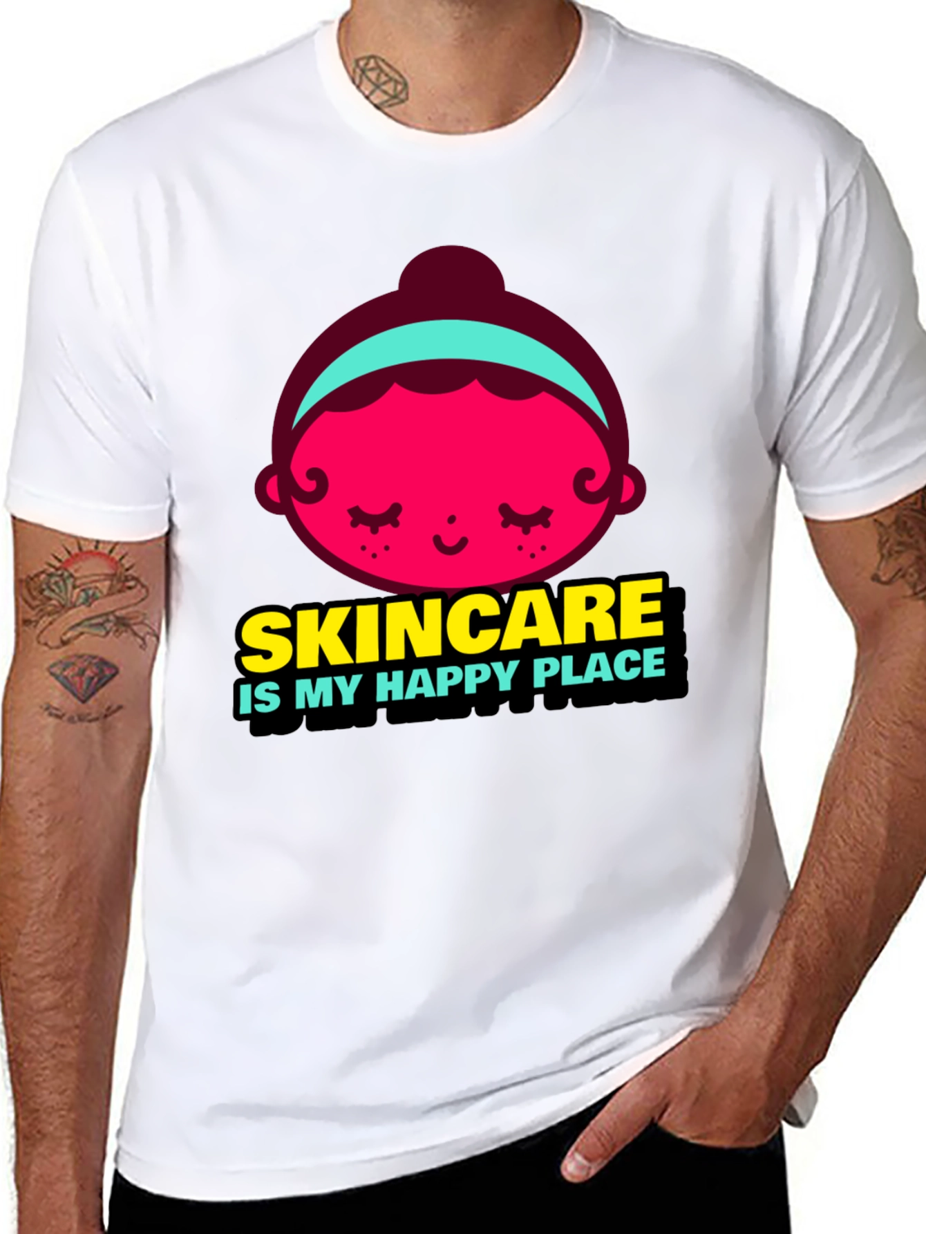 Black Skincare Is My Happy Place Graphic Tee view 8