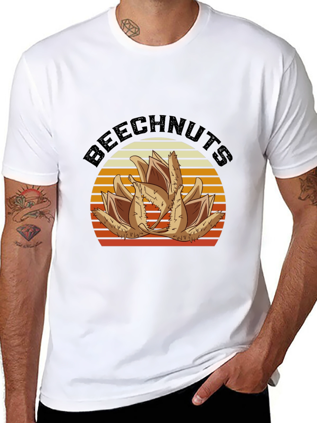 Beechnuts Graphic T-Shirt - Retro Style Design - 8