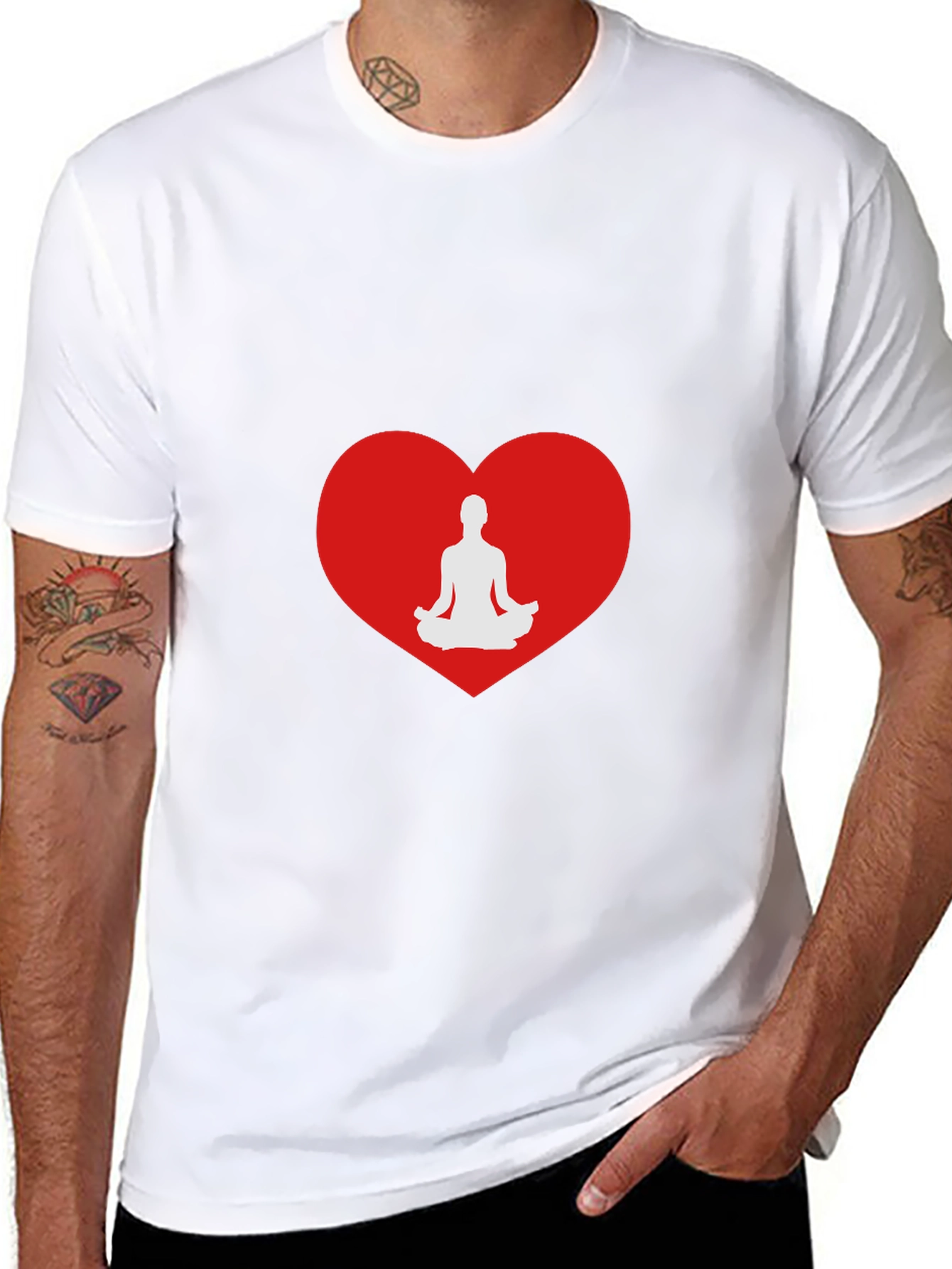 Meditate with Love Graphic Tee - 8