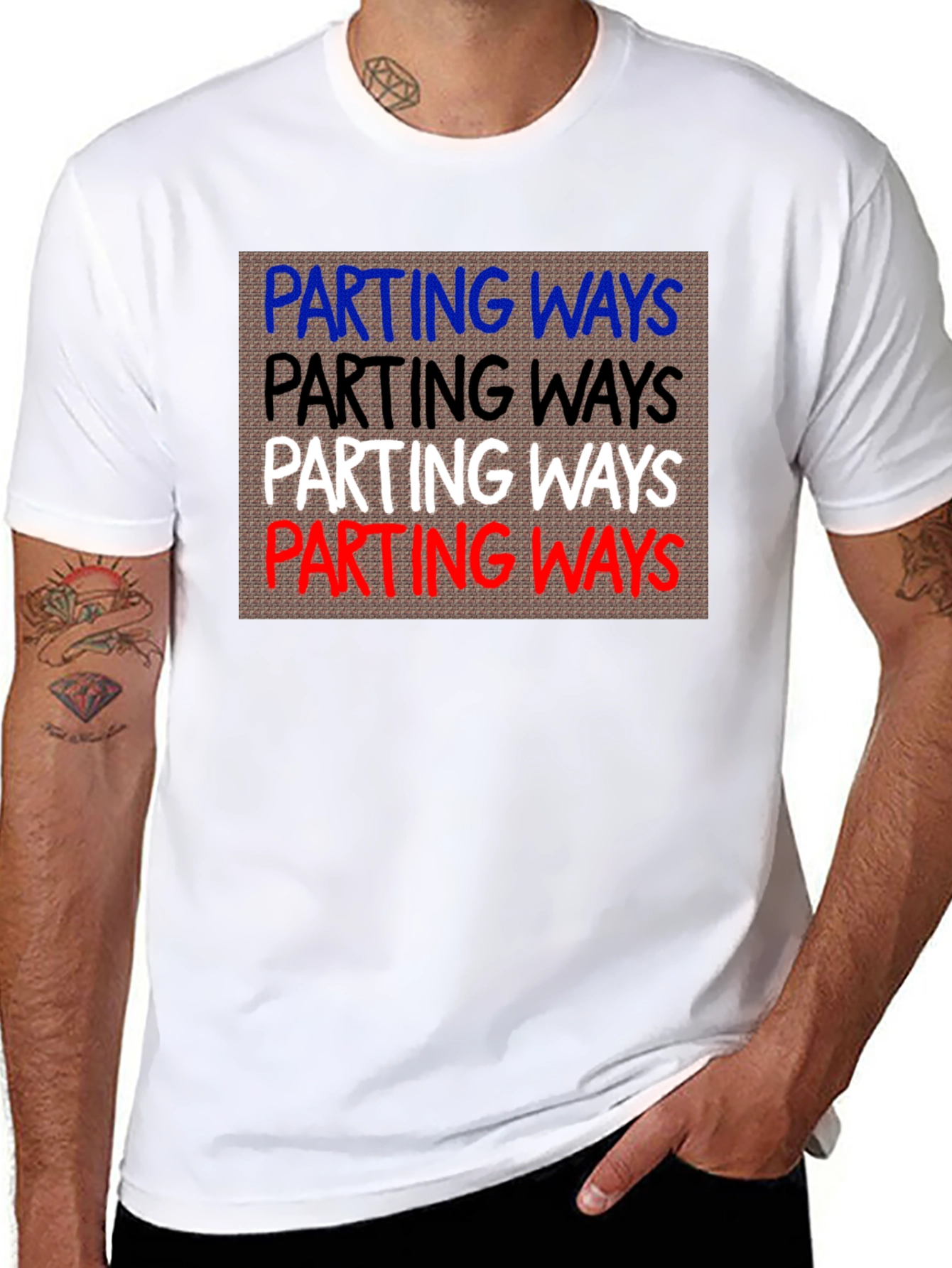 Black Parting Ways Graphic T-Shirt - Comfort & Style view 8