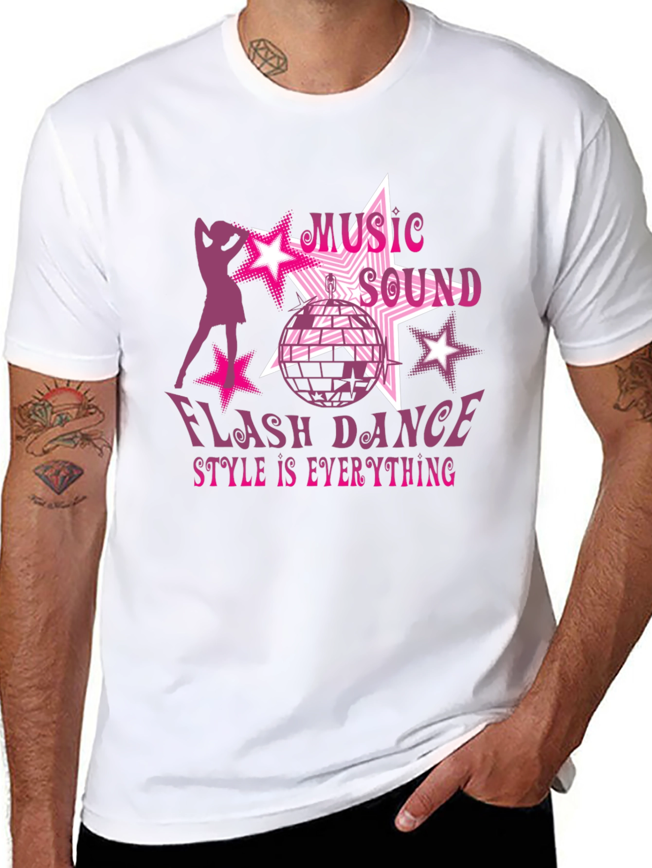 Black Flash Dance Graphic Tee - Style is Everything view 8