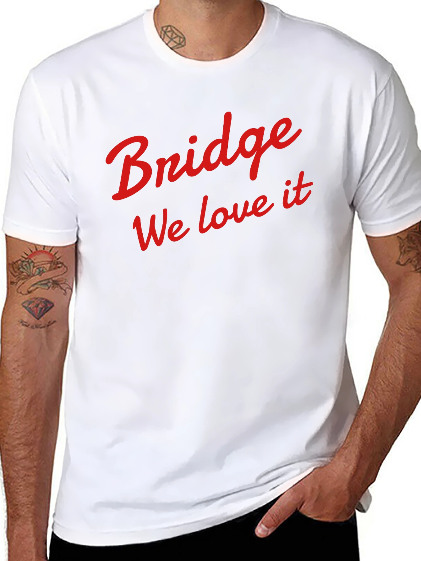 Bridge We Love It Black T-Shirt - 8