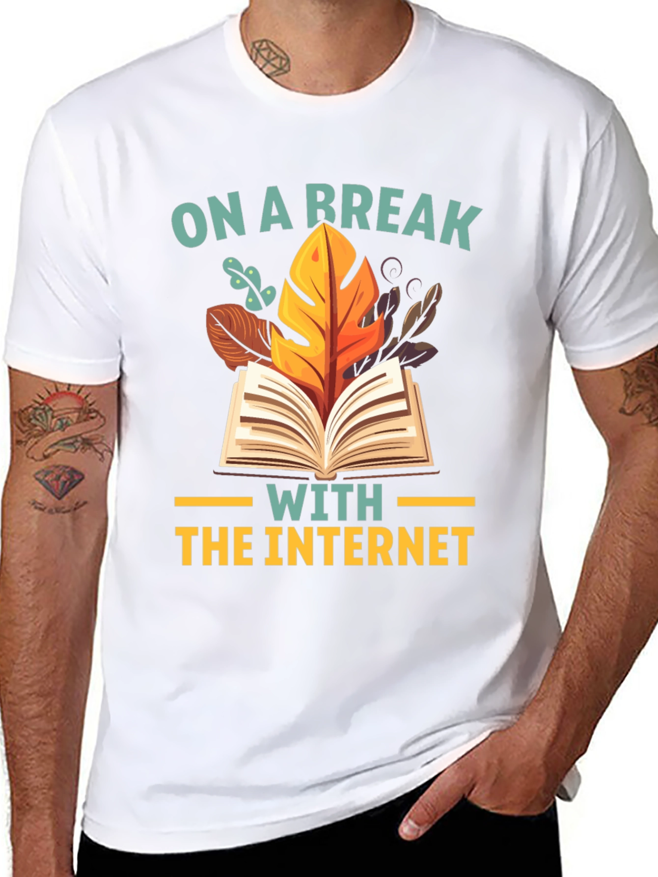 Black On a Break with the Internet Graphic Tee view 8