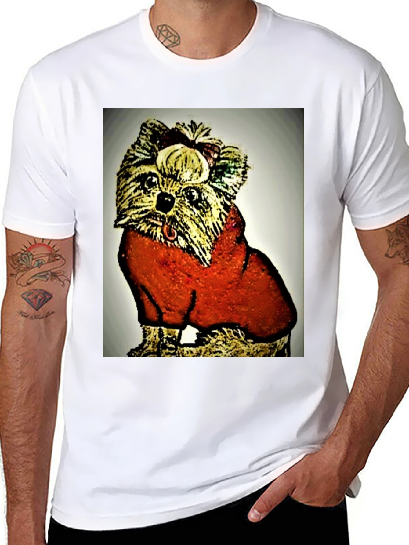 Black Dog Art Tee view 8