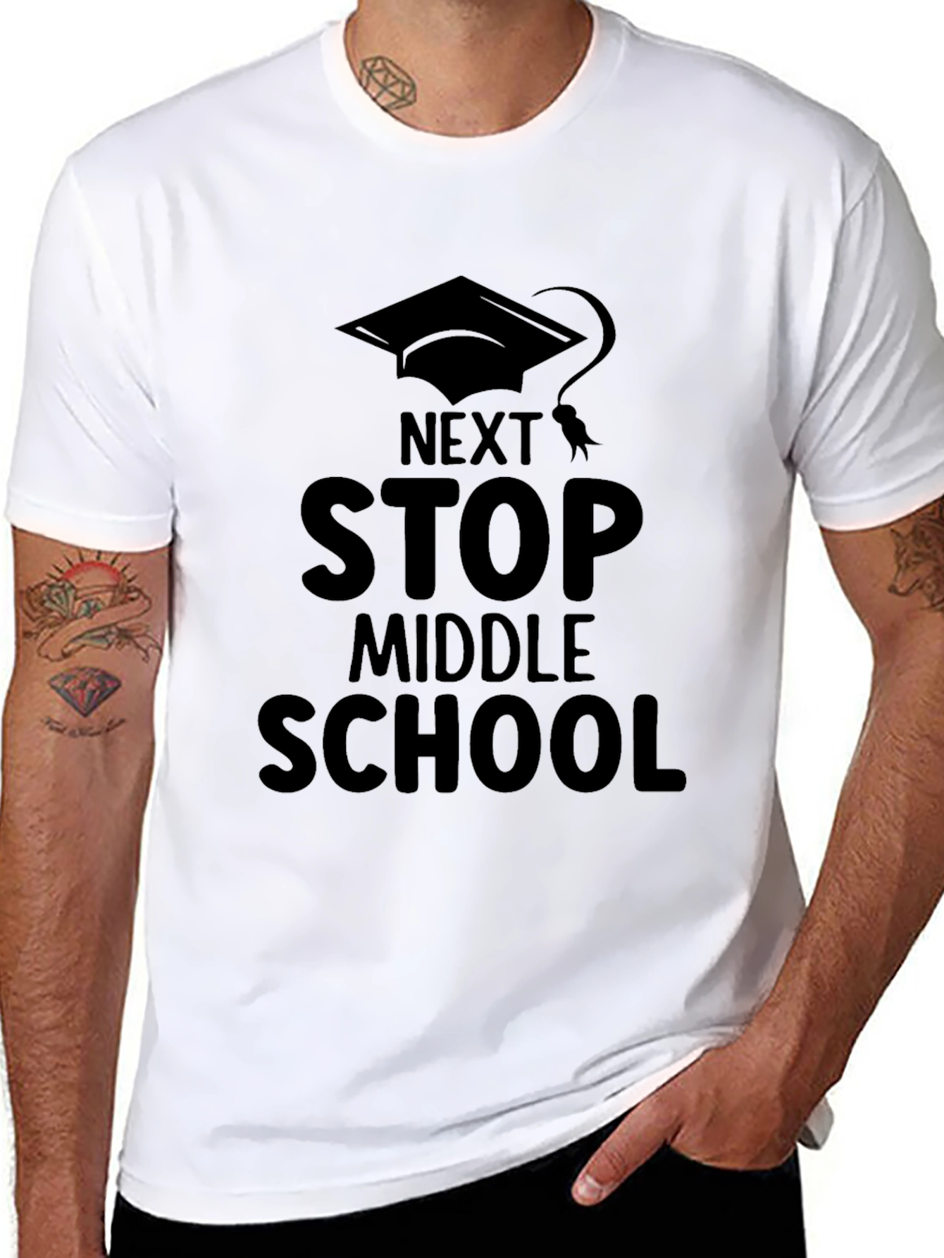 Next Stop Middle School Graduation T-Shirt - 8