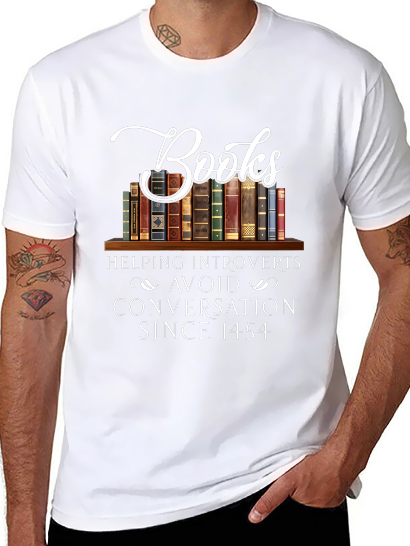 Introvert Book Lover T-Shirt - 8