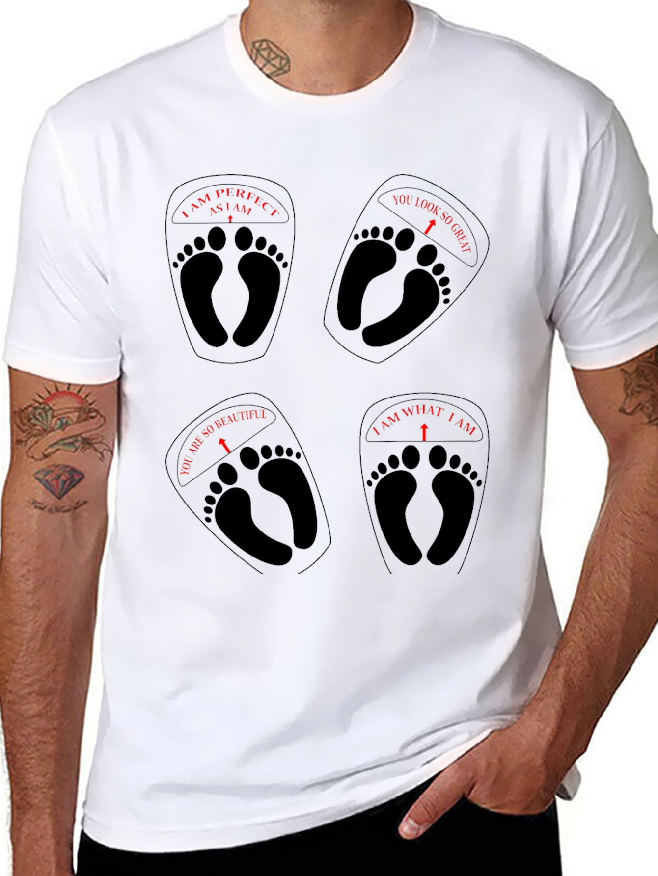 Black Body Positive T-Shirt view 8