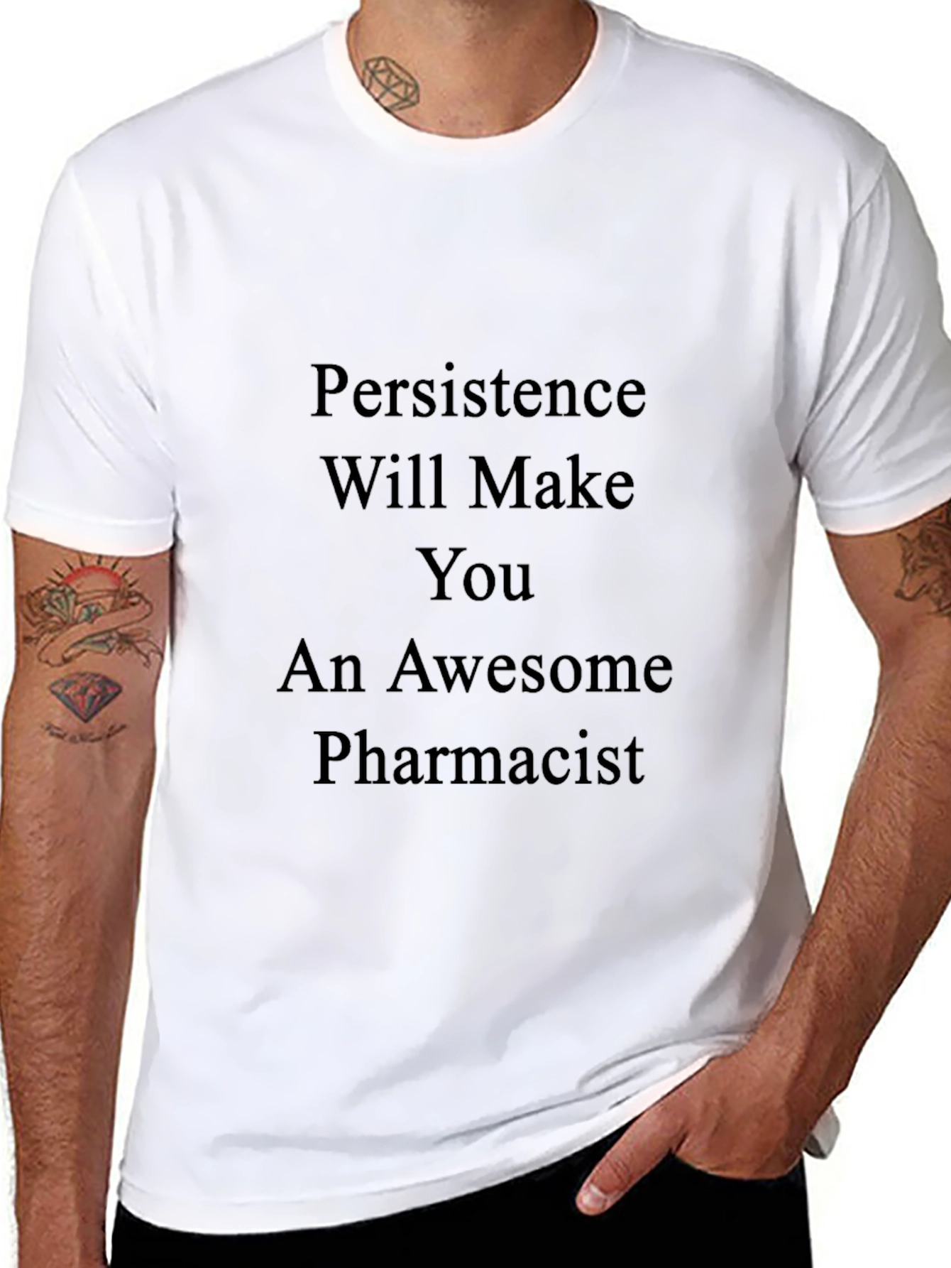 Black Persistence Pharmacist T-Shirt - Awesome Gift! view 8