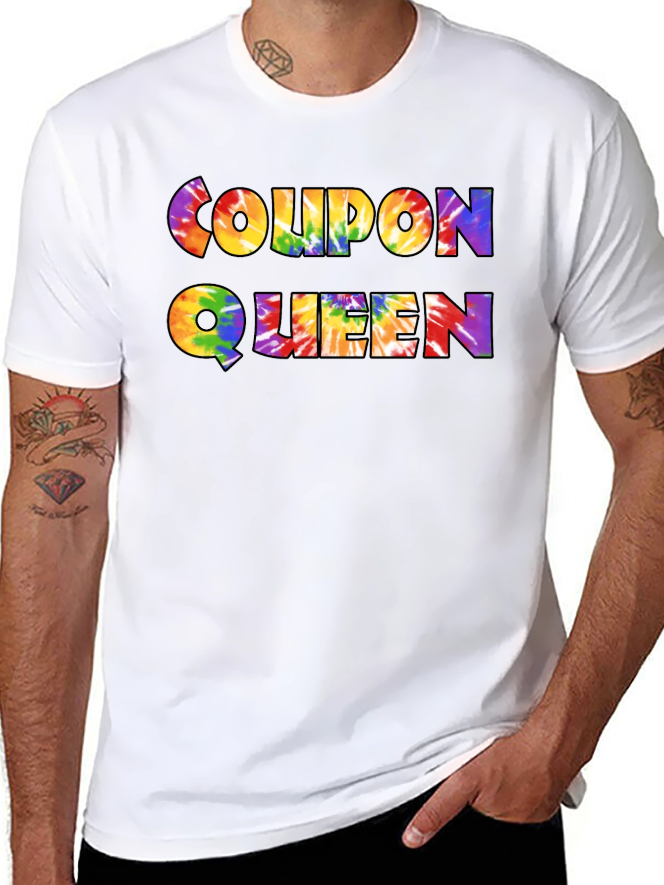 Coupon Queen Tie Dye Graphic Tee - Unisex - 8